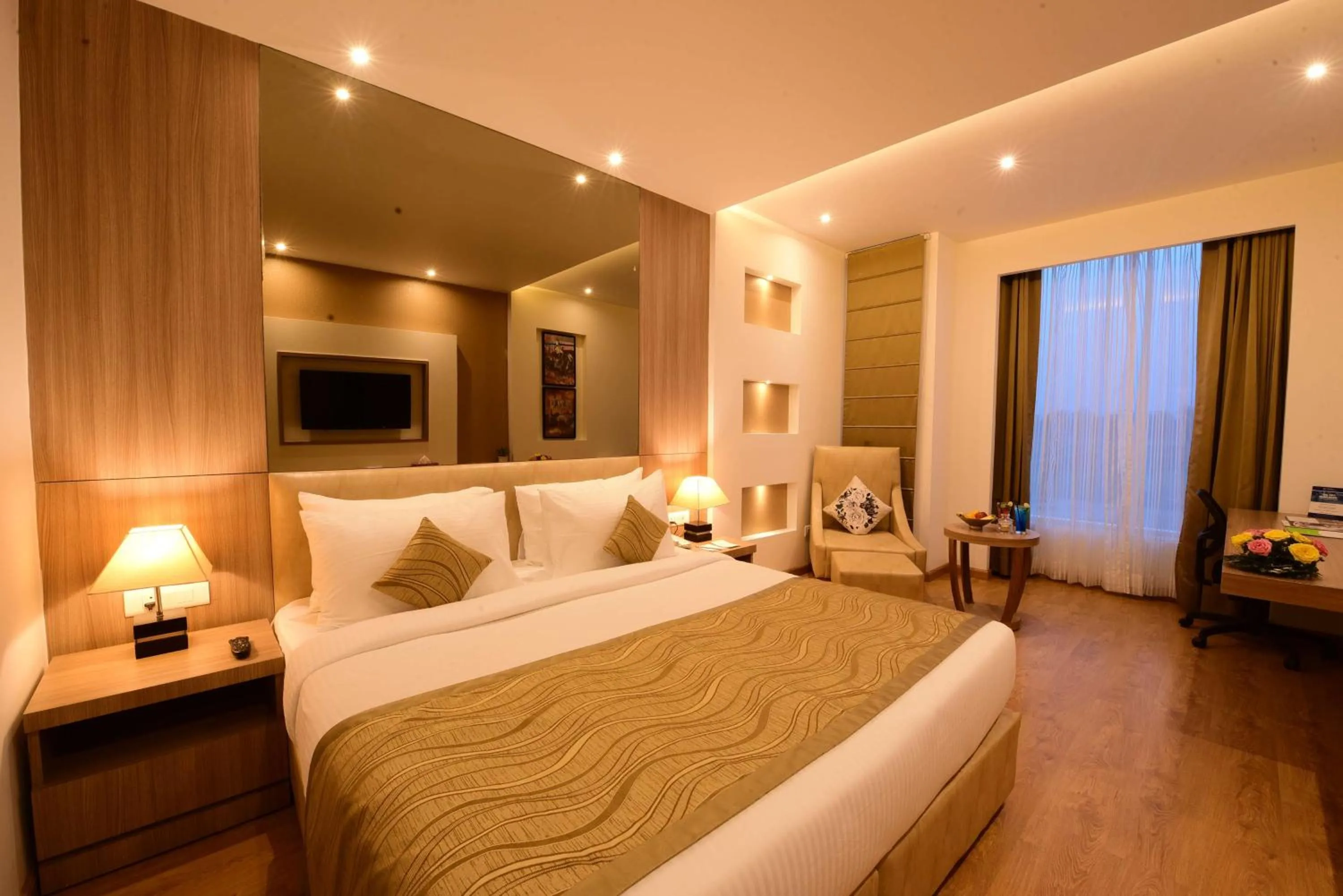 Bedroom, Bed in SureStay Plus by Best Western Amritsar