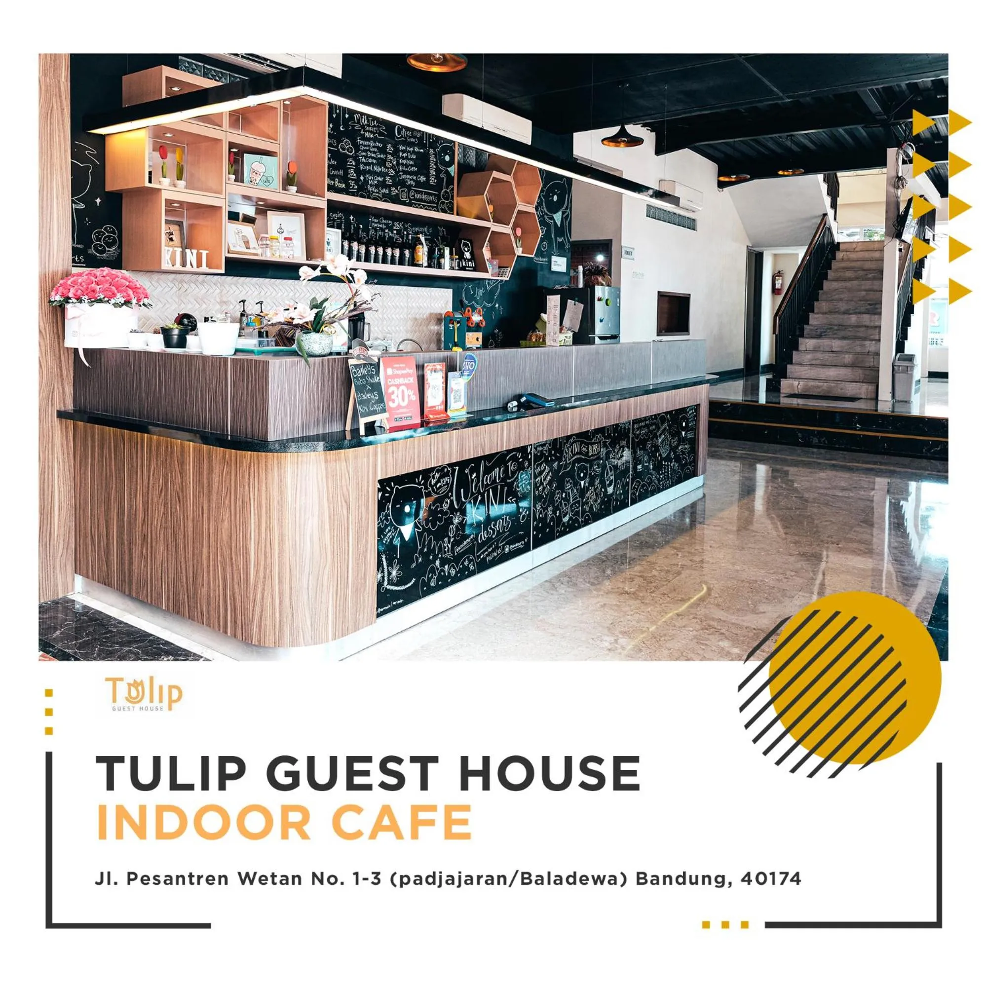 Restaurant/places to eat in Tulip Guest House