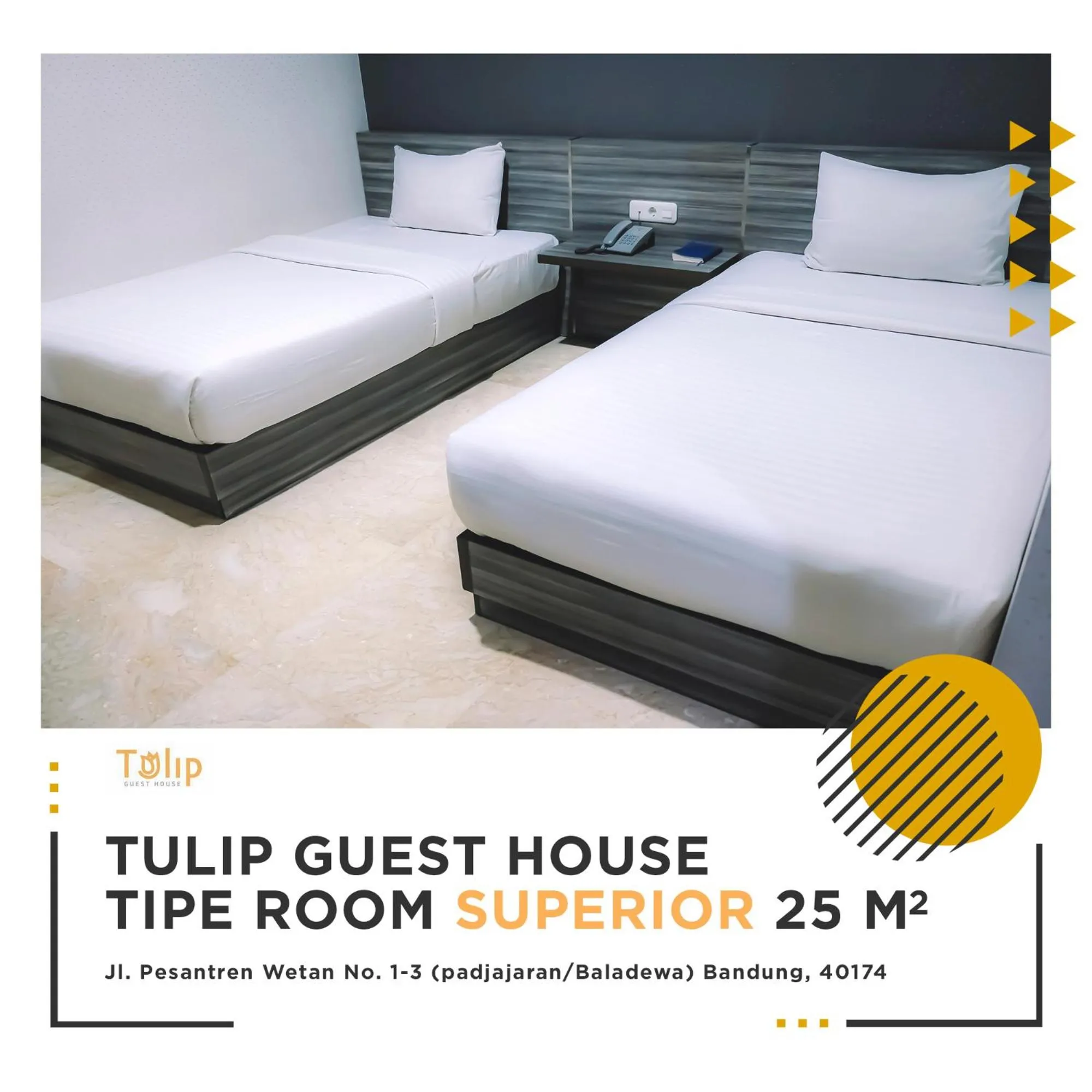 Bed in Tulip Guest House
