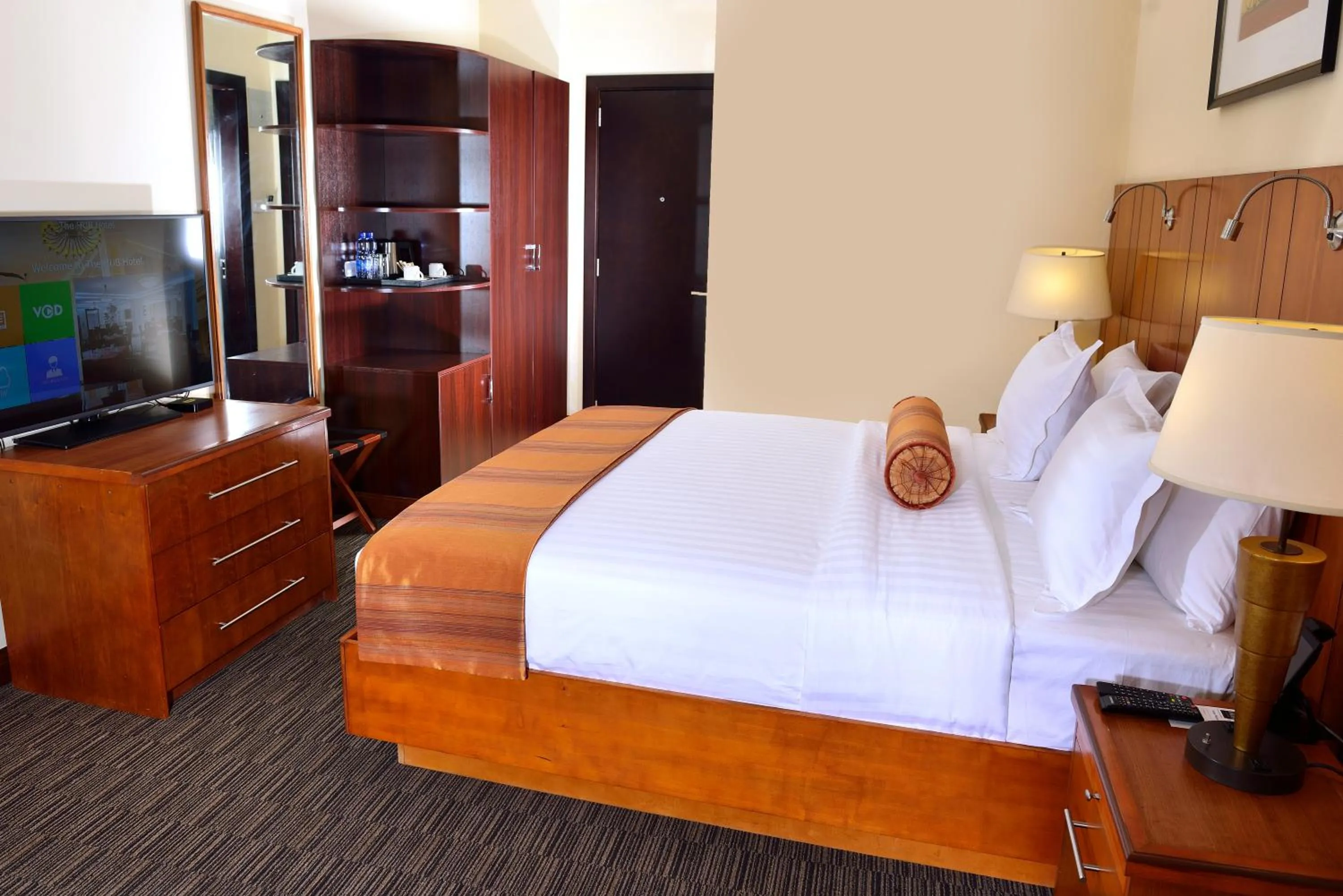 Bed in The HUB Hotel