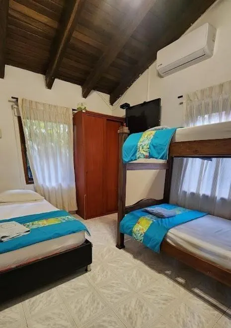 Bed in Hotel San Antonio del Cerro