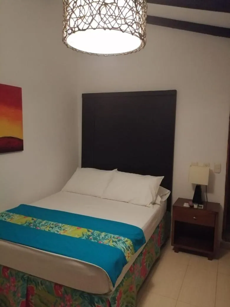 Bed in Hotel San Antonio del Cerro