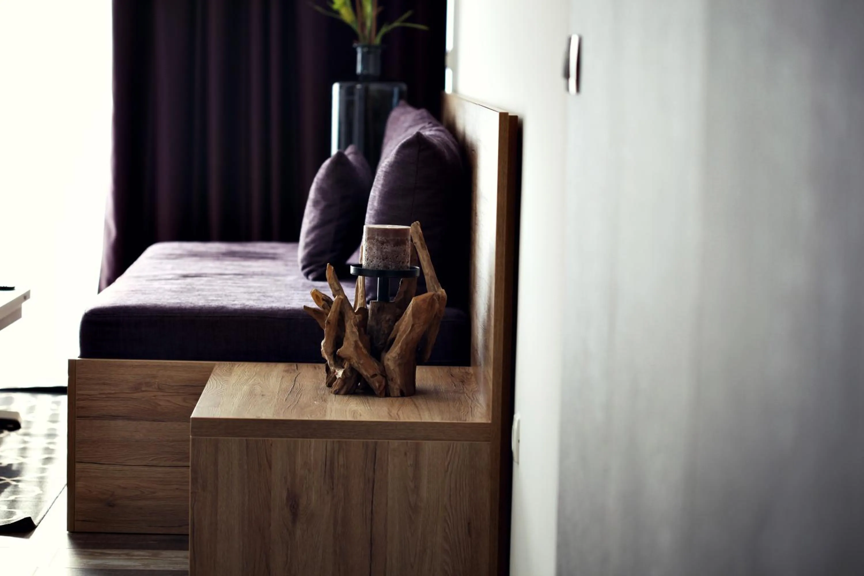 Seating area, Bed in Apartments The Art House