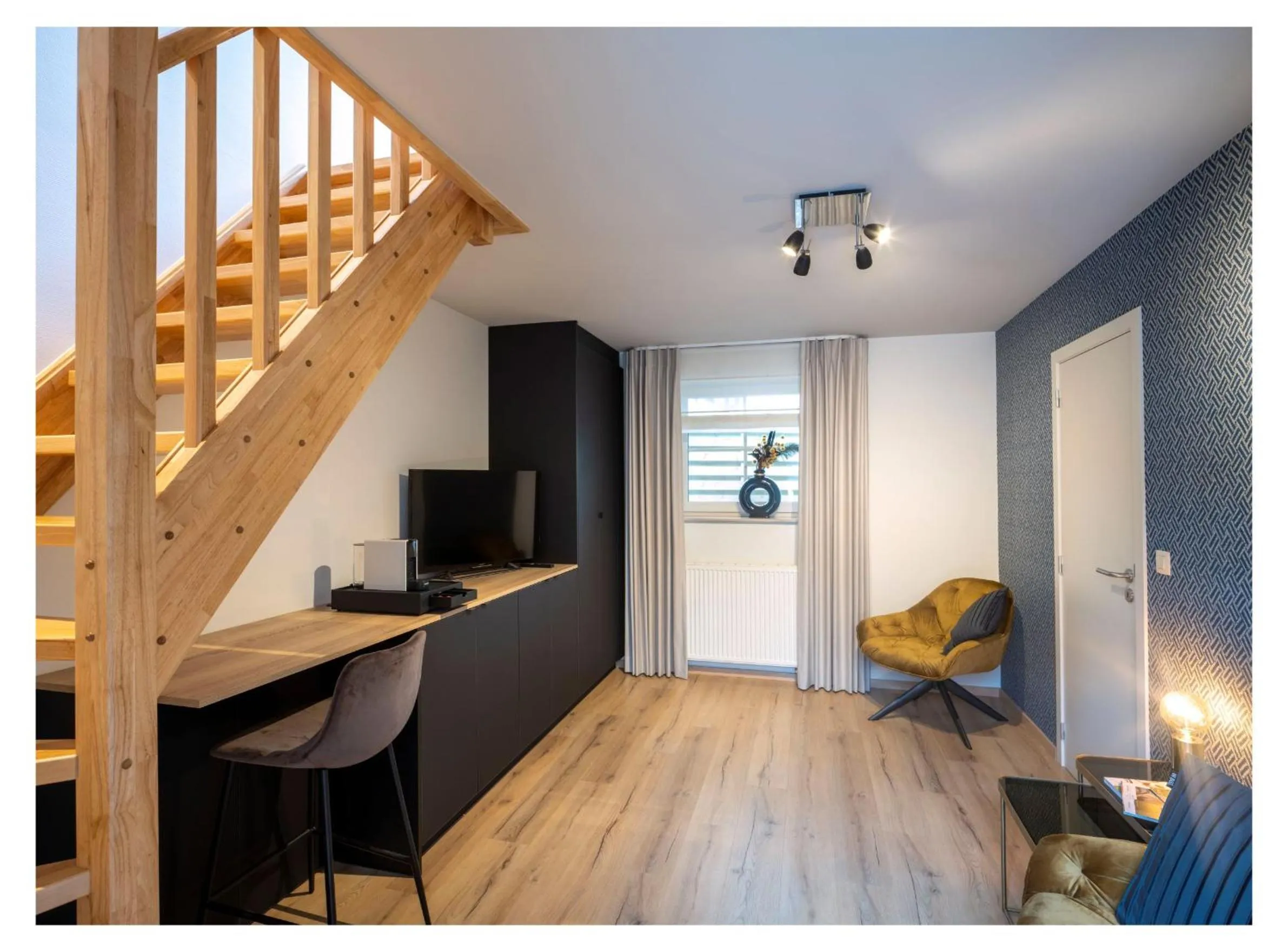 Living room in B&B De Floreffe