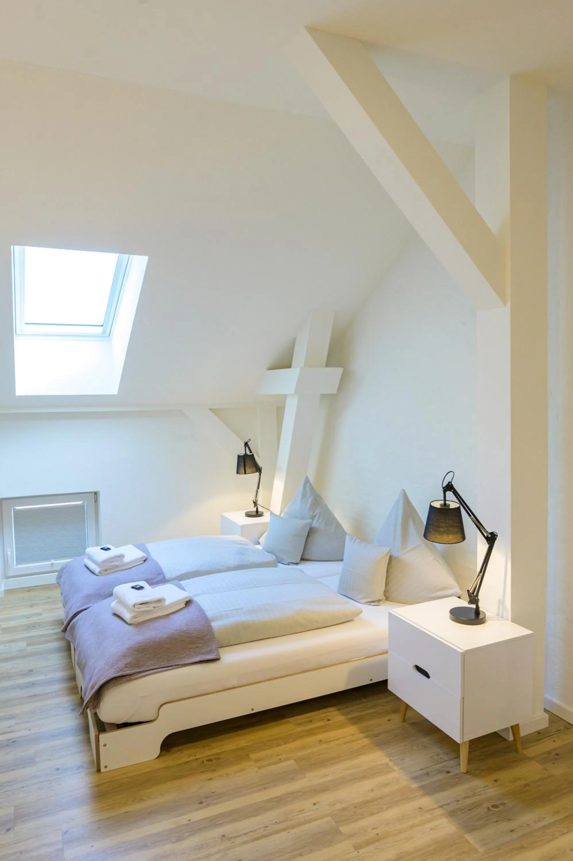 Photo of the whole room, Bed in Quartier36
