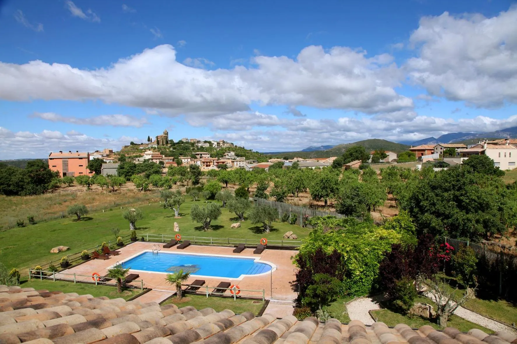 Garden in Hostería de Guara