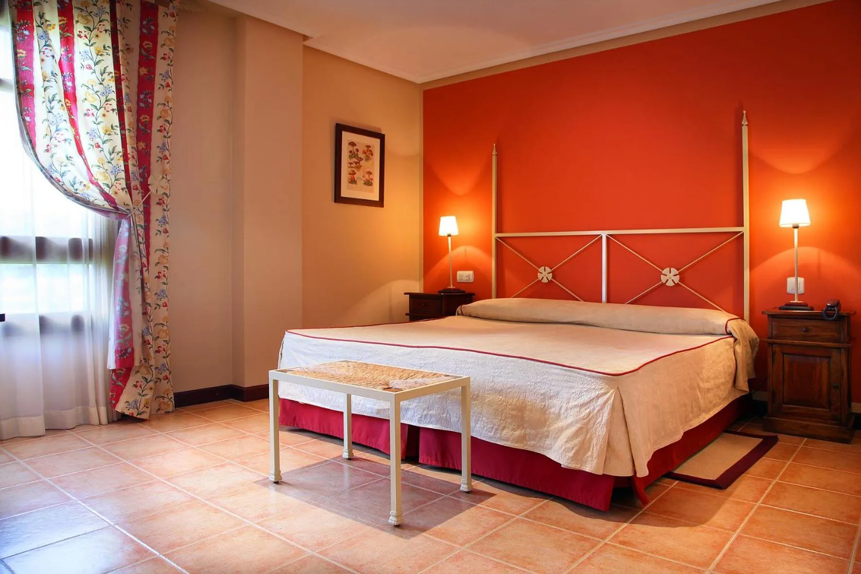 Bed in Hostería de Guara