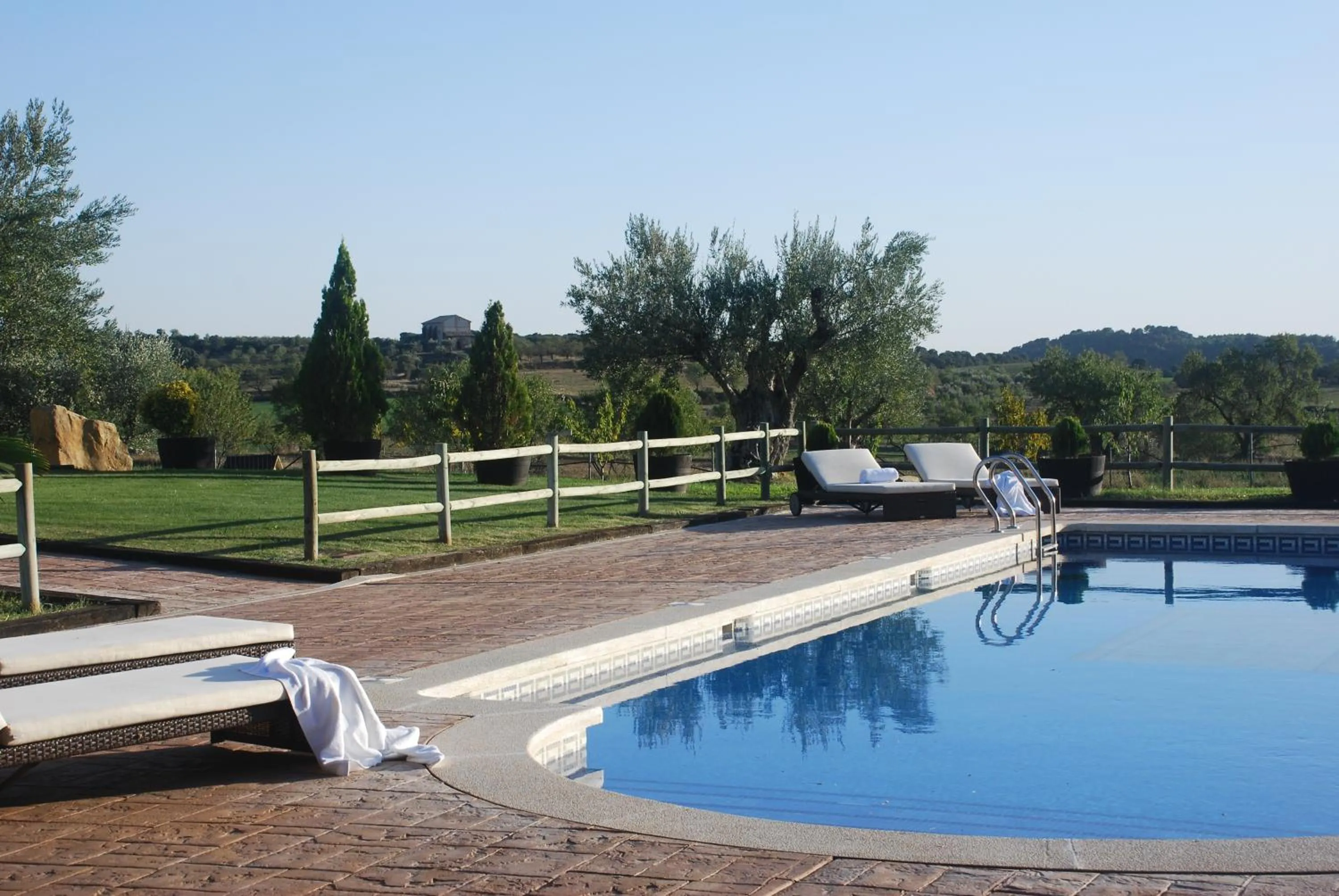 Garden in Hostería de Guara