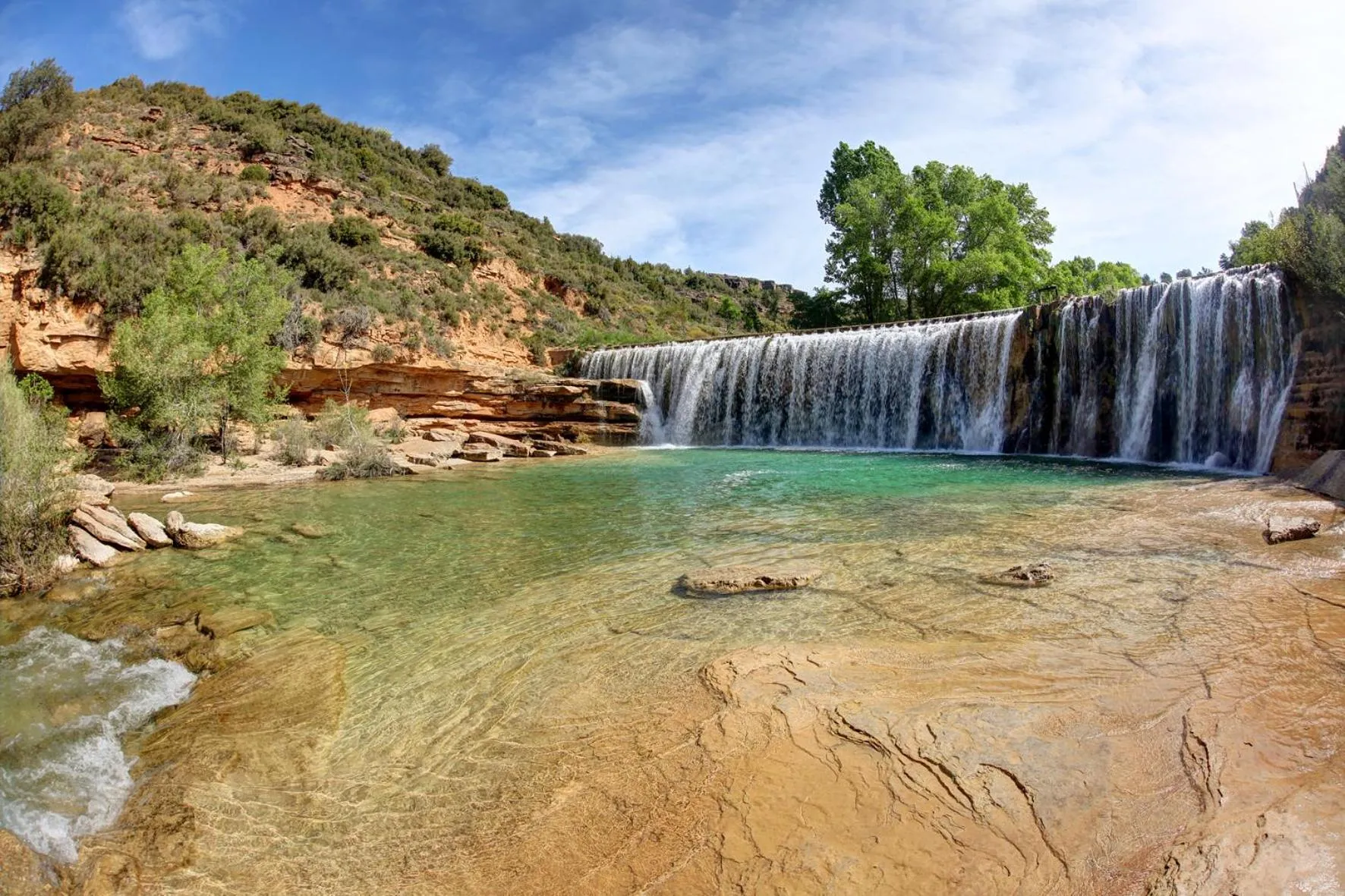 Natural landscape in Hostería de Guara
