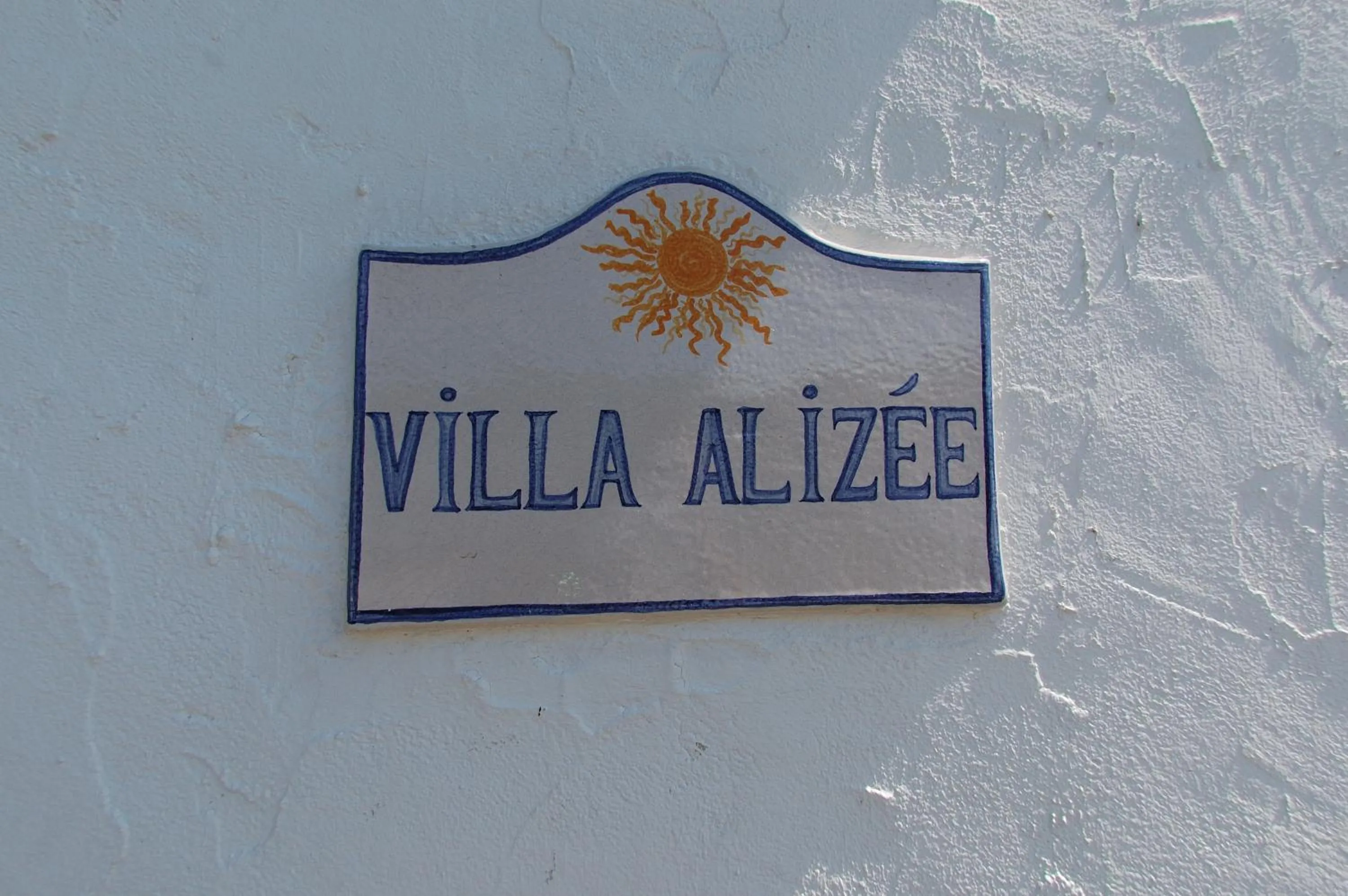Decorative detail in Villa Alizée B&B
