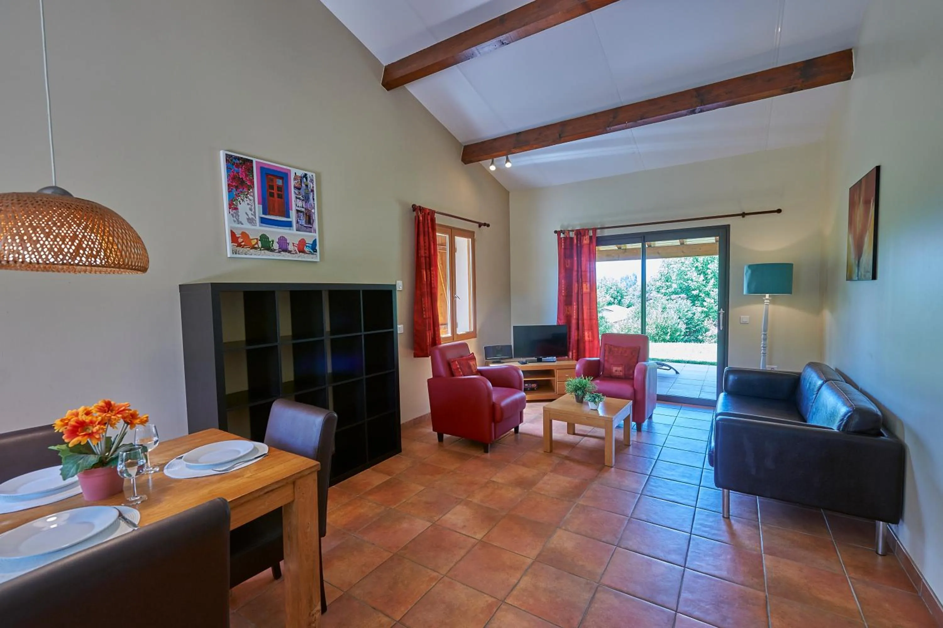 Living room in Village de Montmarsis