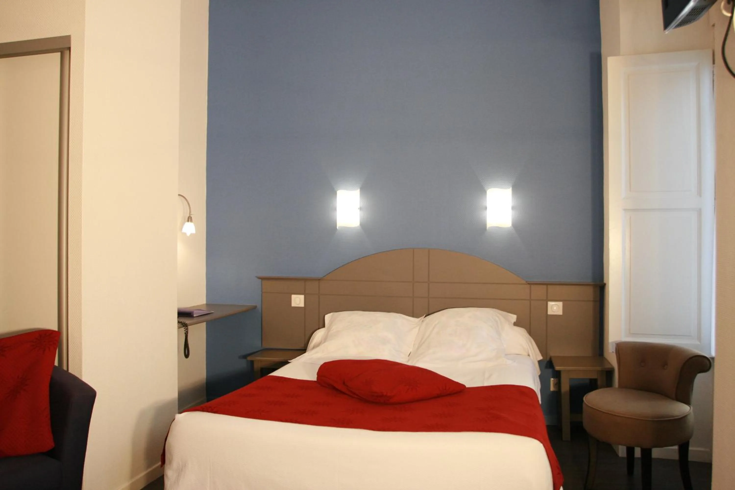 Bed in Hotel Christian