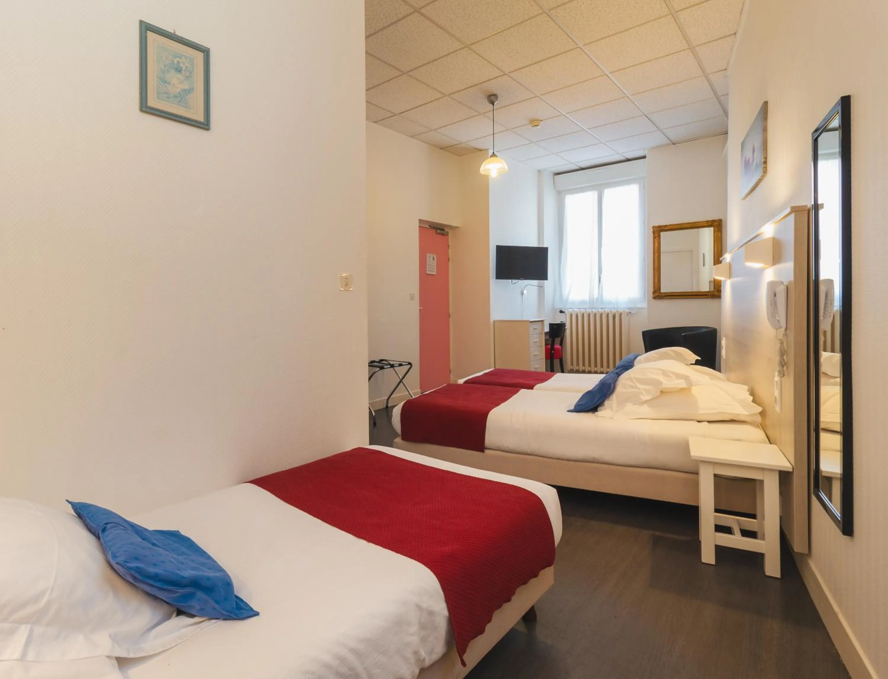 Bed in Hotel Christian