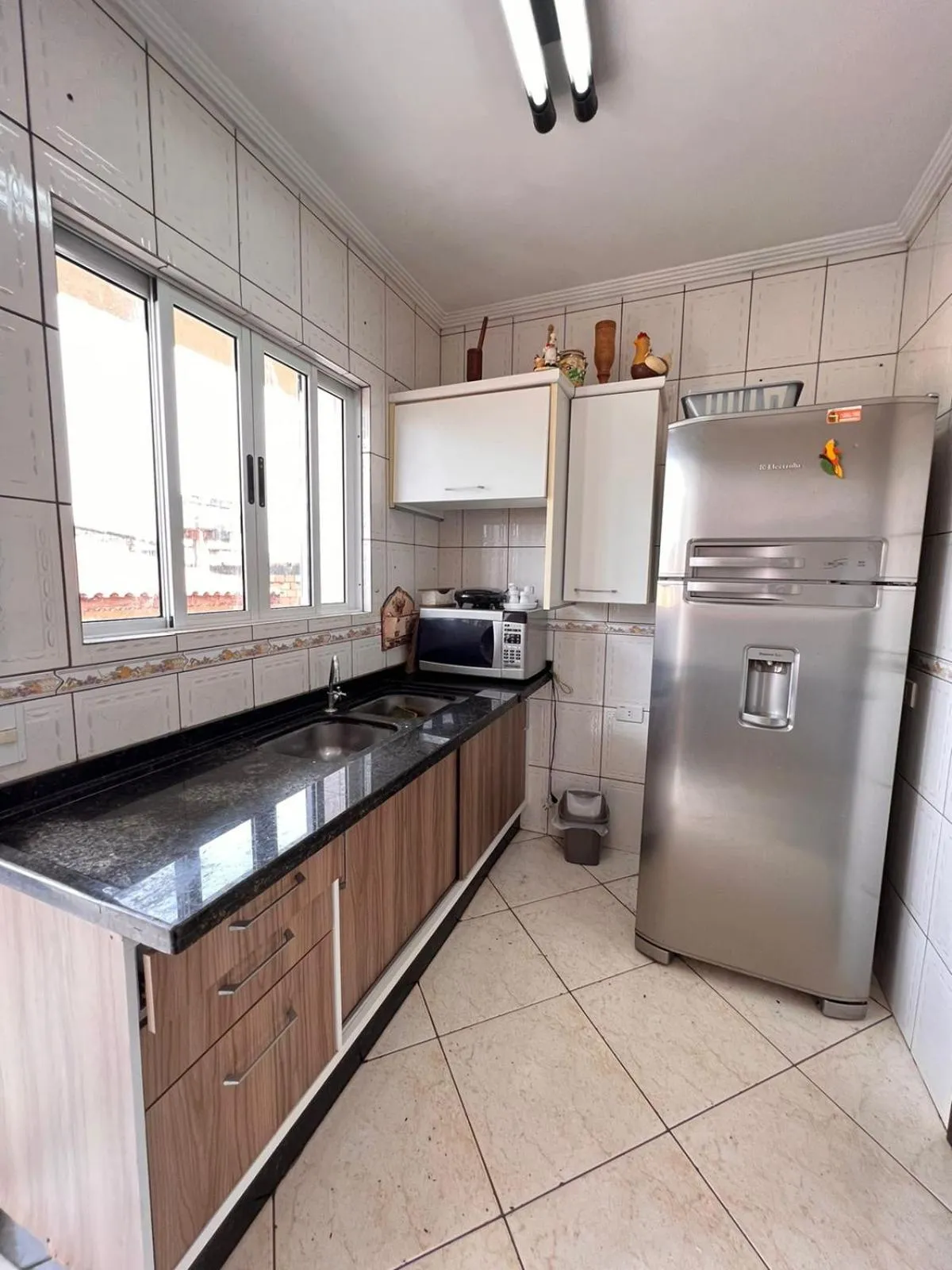 Kitchen or kitchenette in Casa Aconchegante no Centro de Foz do Iguaçu