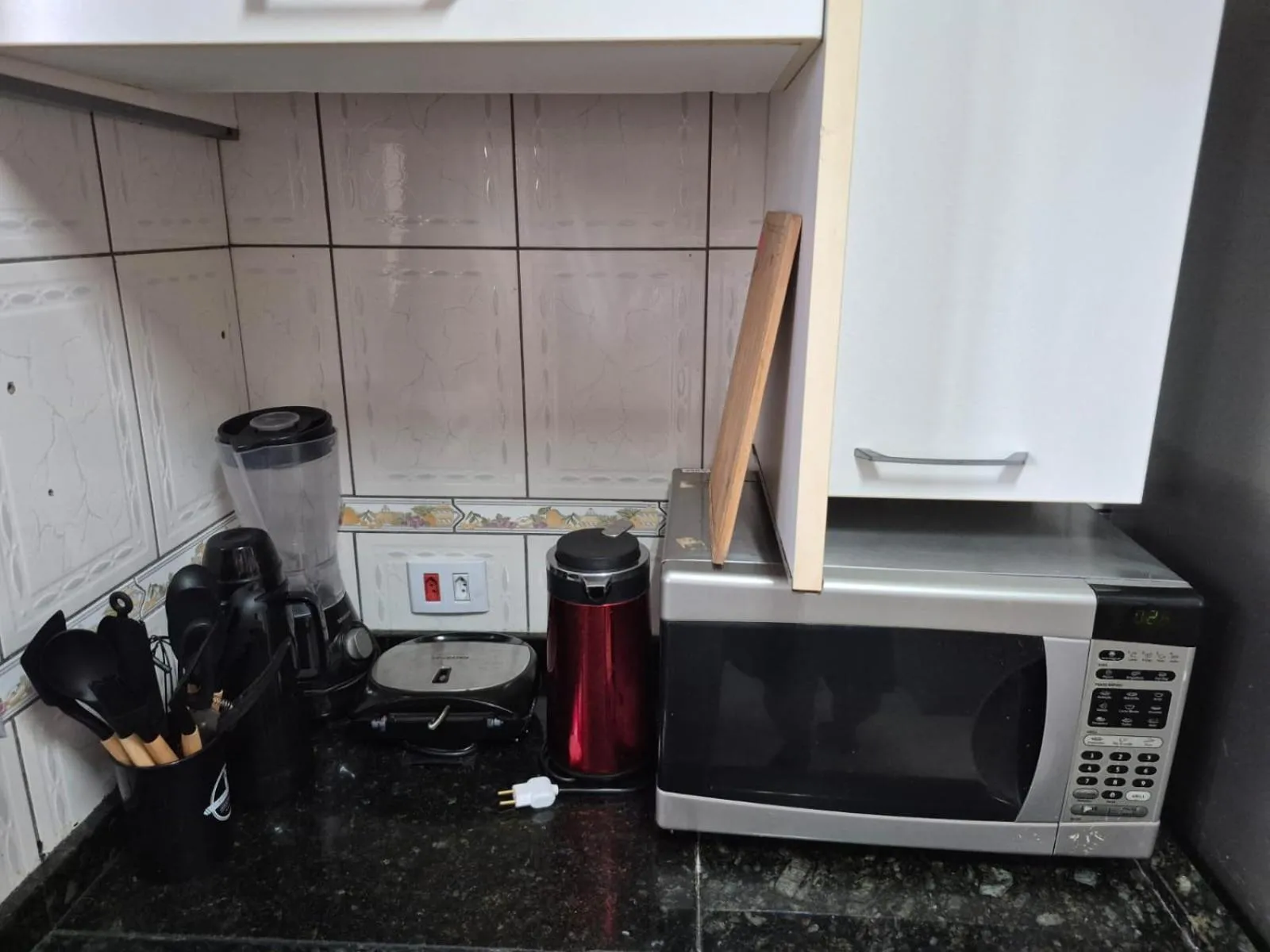 Kitchen or kitchenette in Casa Aconchegante no Centro de Foz do Iguaçu