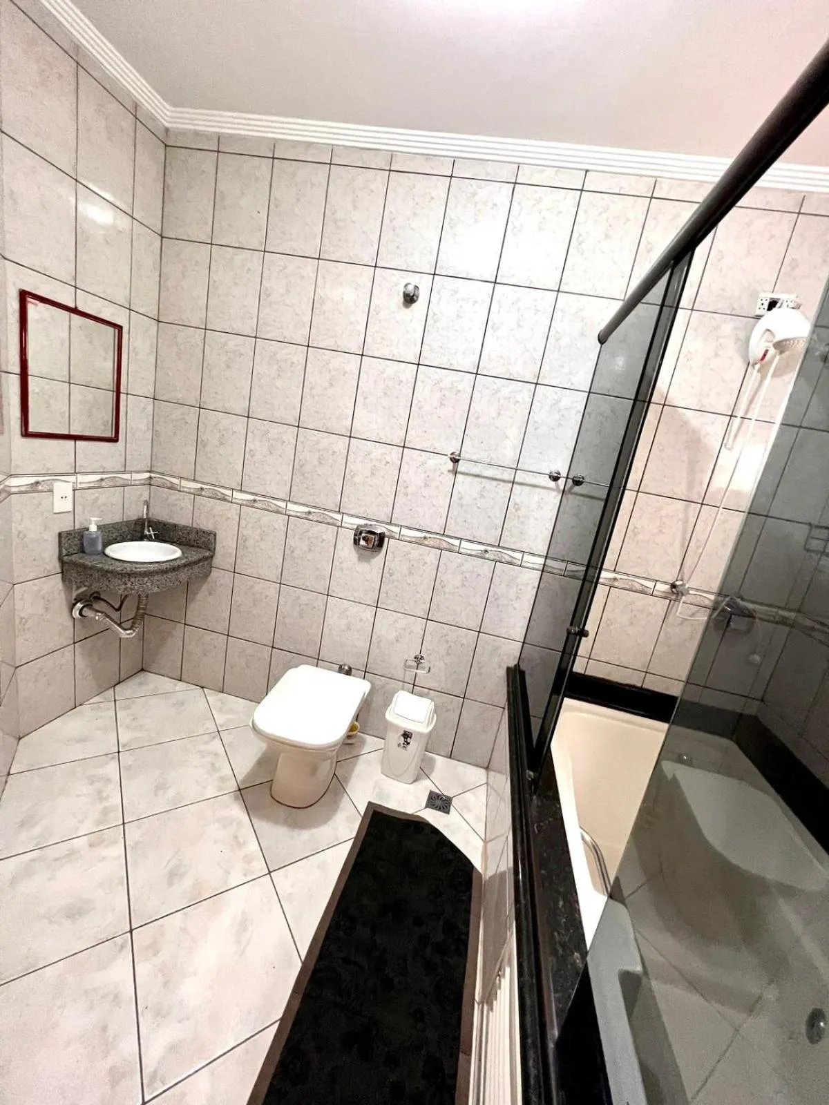 Shower in Casa Aconchegante no Centro de Foz do Iguaçu
