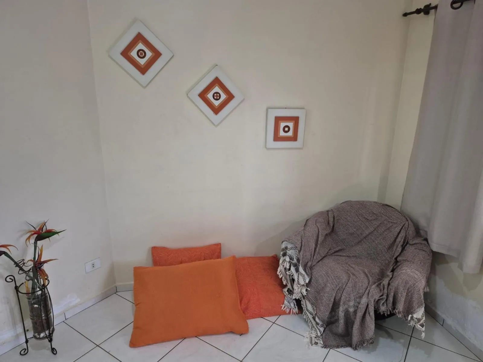 Living room in Casa Aconchegante no Centro de Foz do Iguaçu