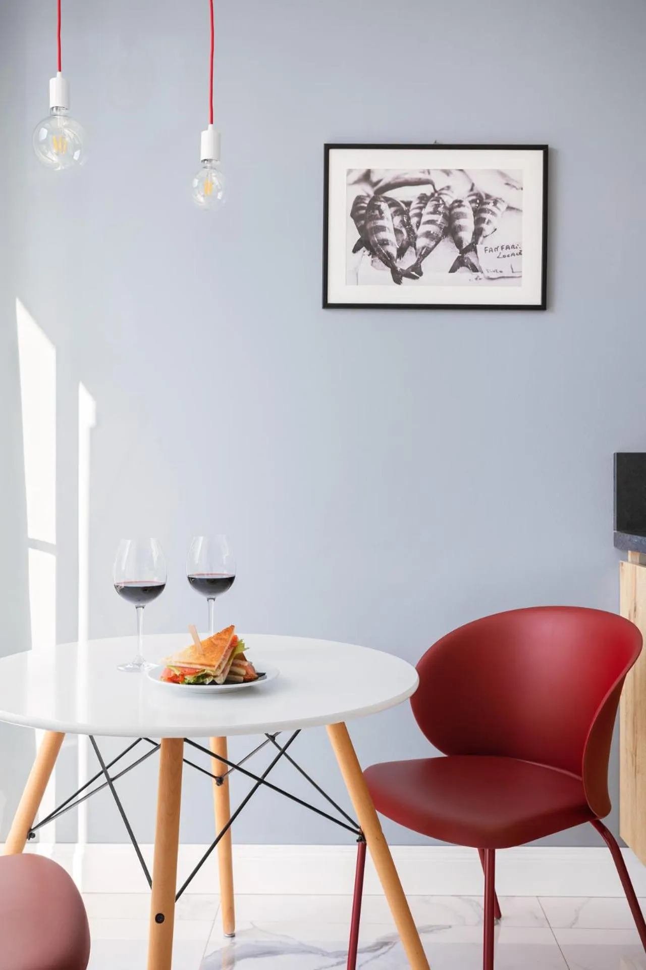 Seating area in Palazzo Sovrana Serviced Luxury Apartments