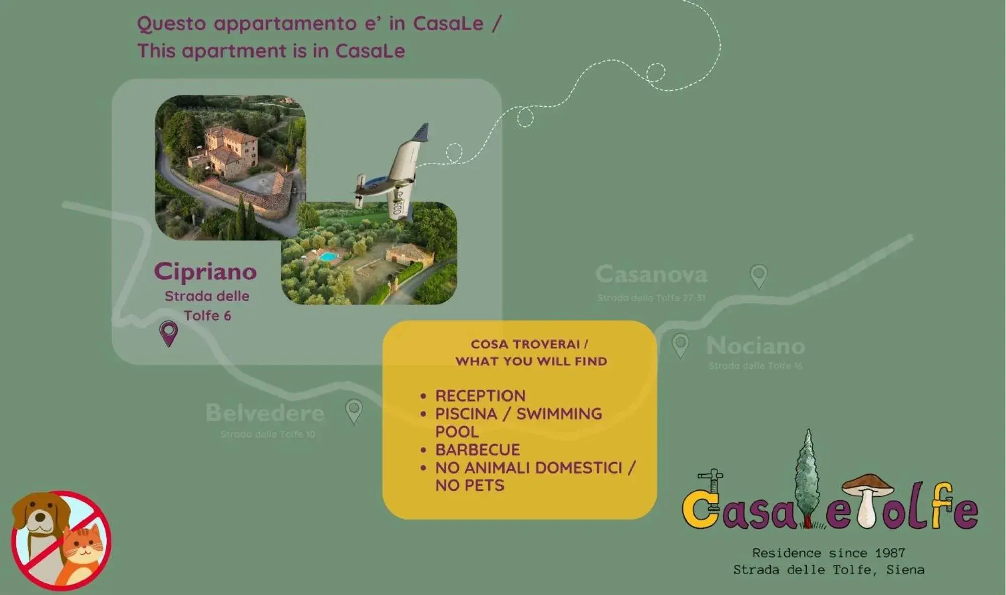 Two-Bedroom Apartment with easy access to swimming pool in CasaLeTolfe Residence Two-Bedroom Apartment with easy access to swimming pool in CasaLeTolfe Residence