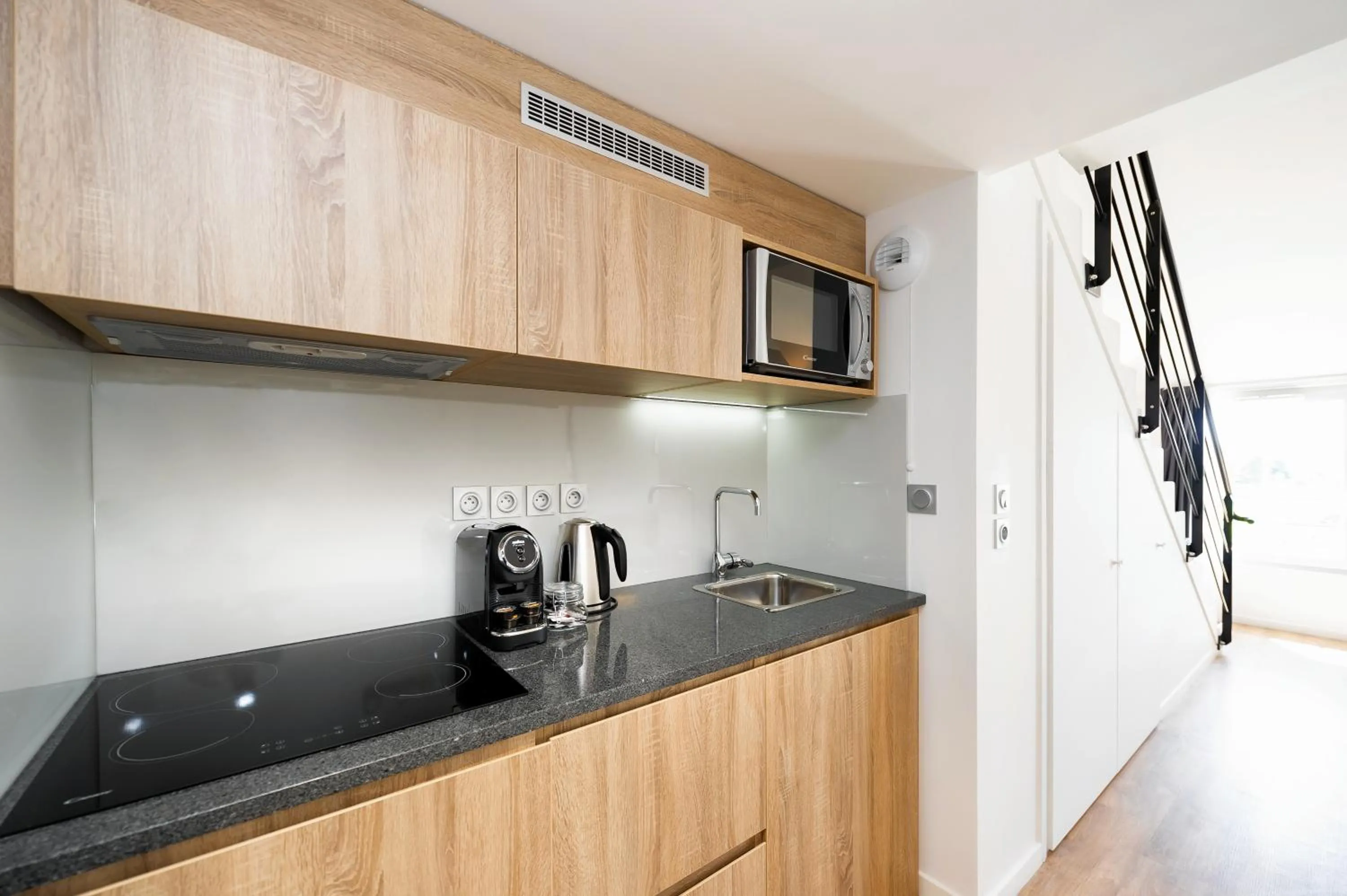 Kitchen or kitchenette in Staycity Aparthotels near Disneyland Paris