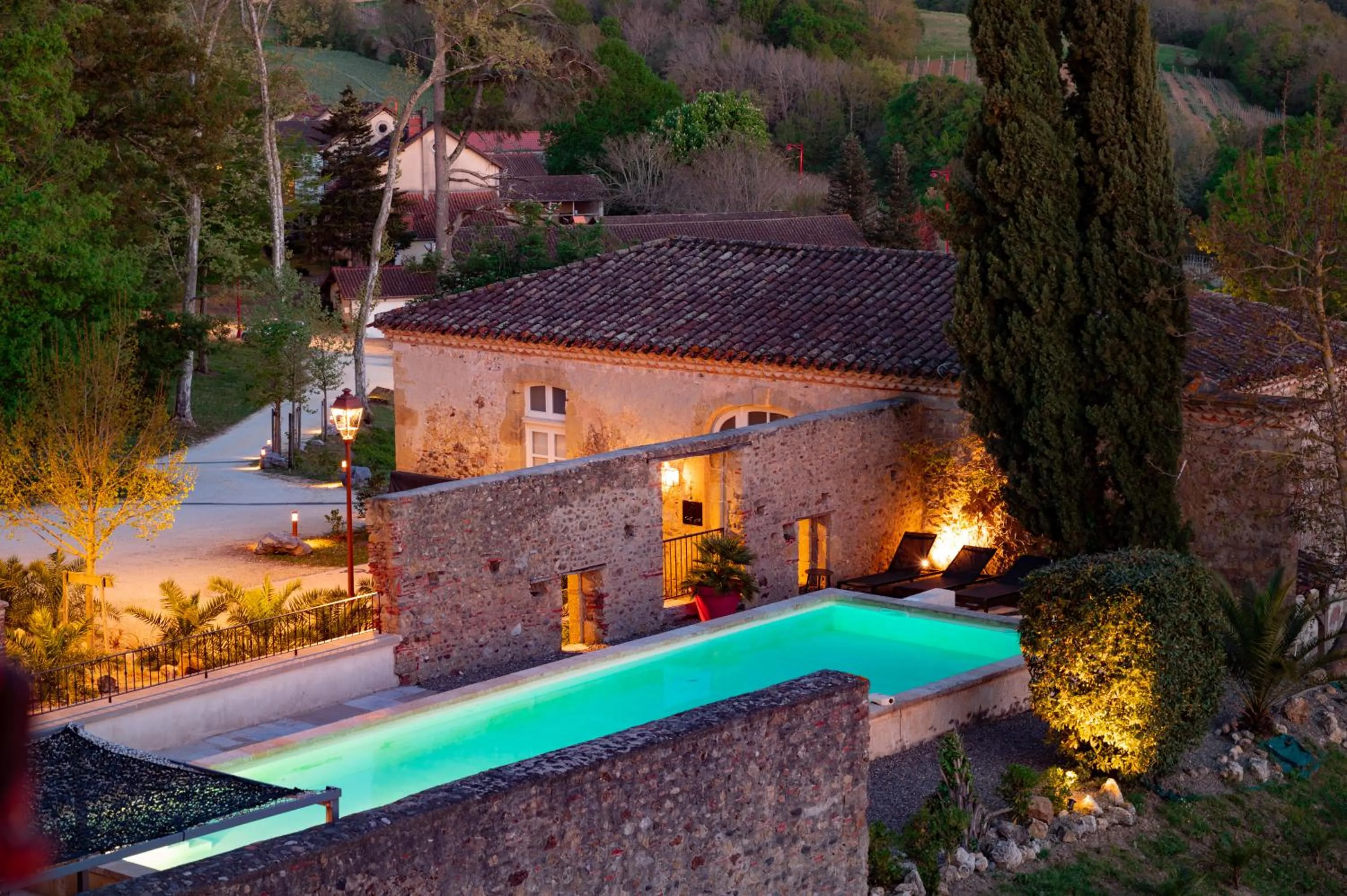 Garden view in Le Monastère de Saint Mont Hôtel & Spa