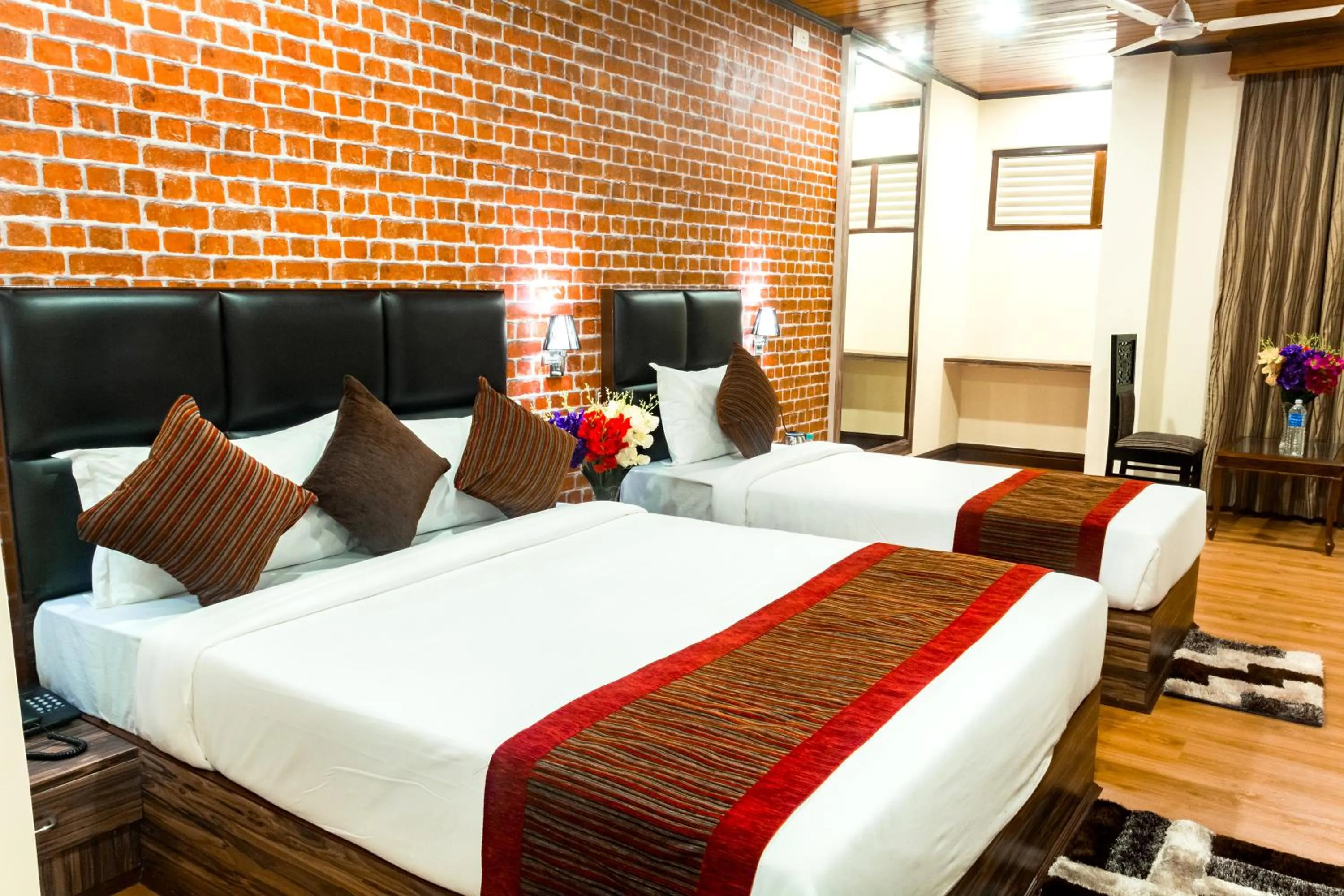 Bed in Ecotel Tin Tin Bijanbari
