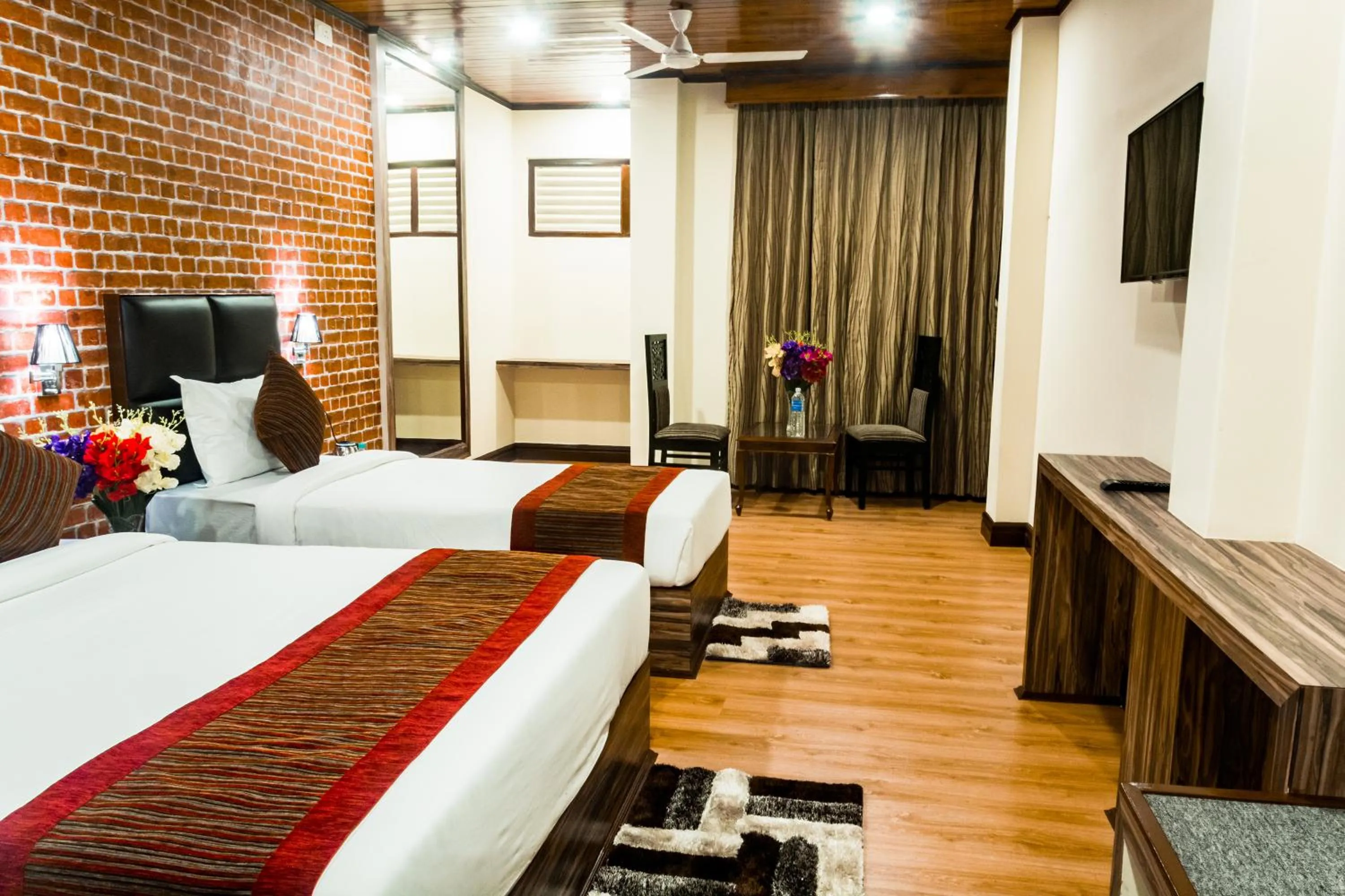 Bed in Ecotel Tin Tin Bijanbari