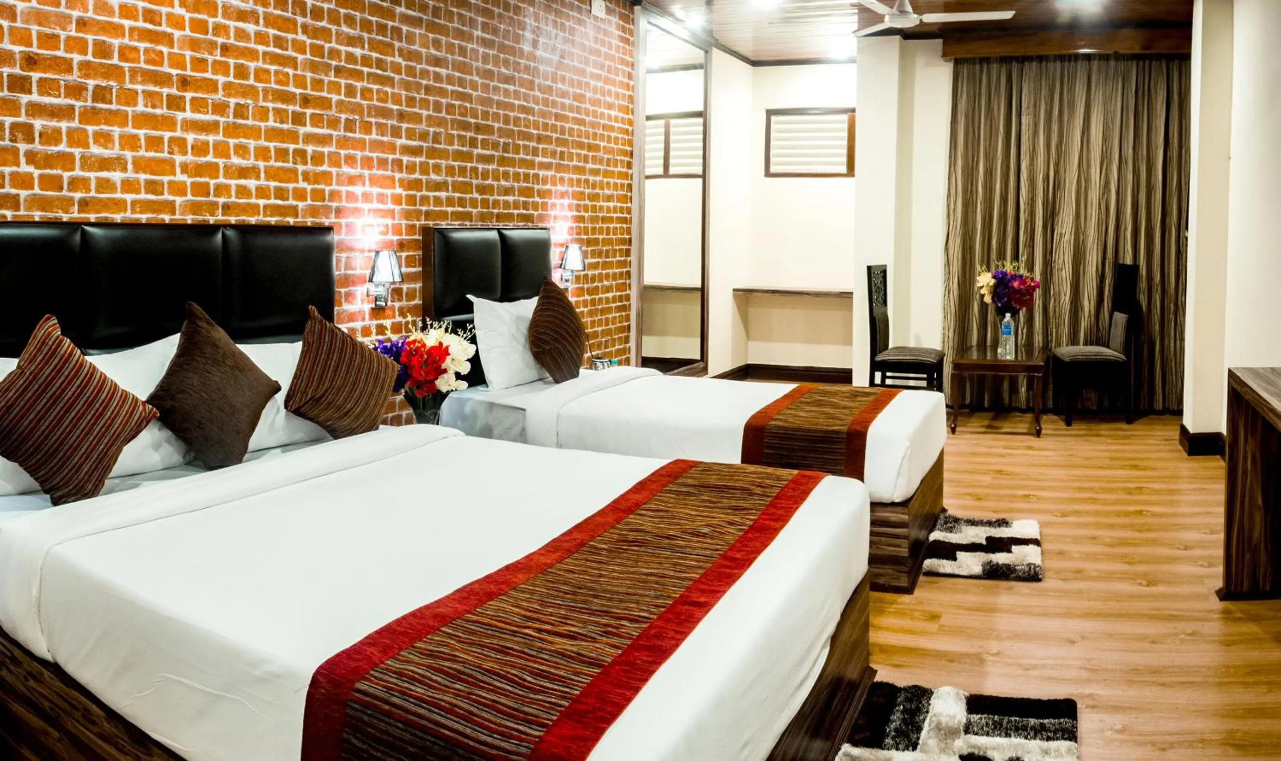 Bed in Ecotel Tin Tin Bijanbari