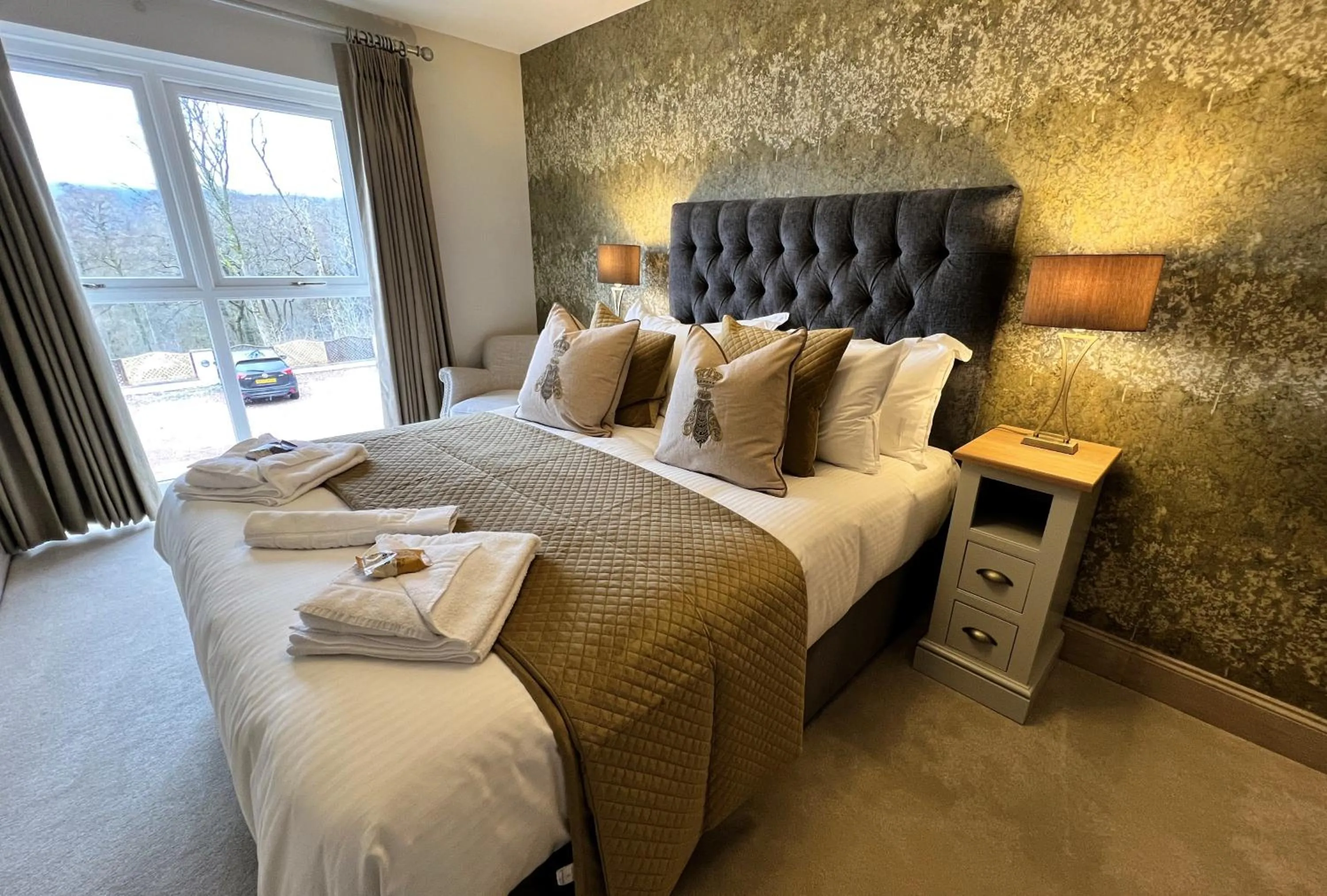 Bed in The Mary Mount Hotel