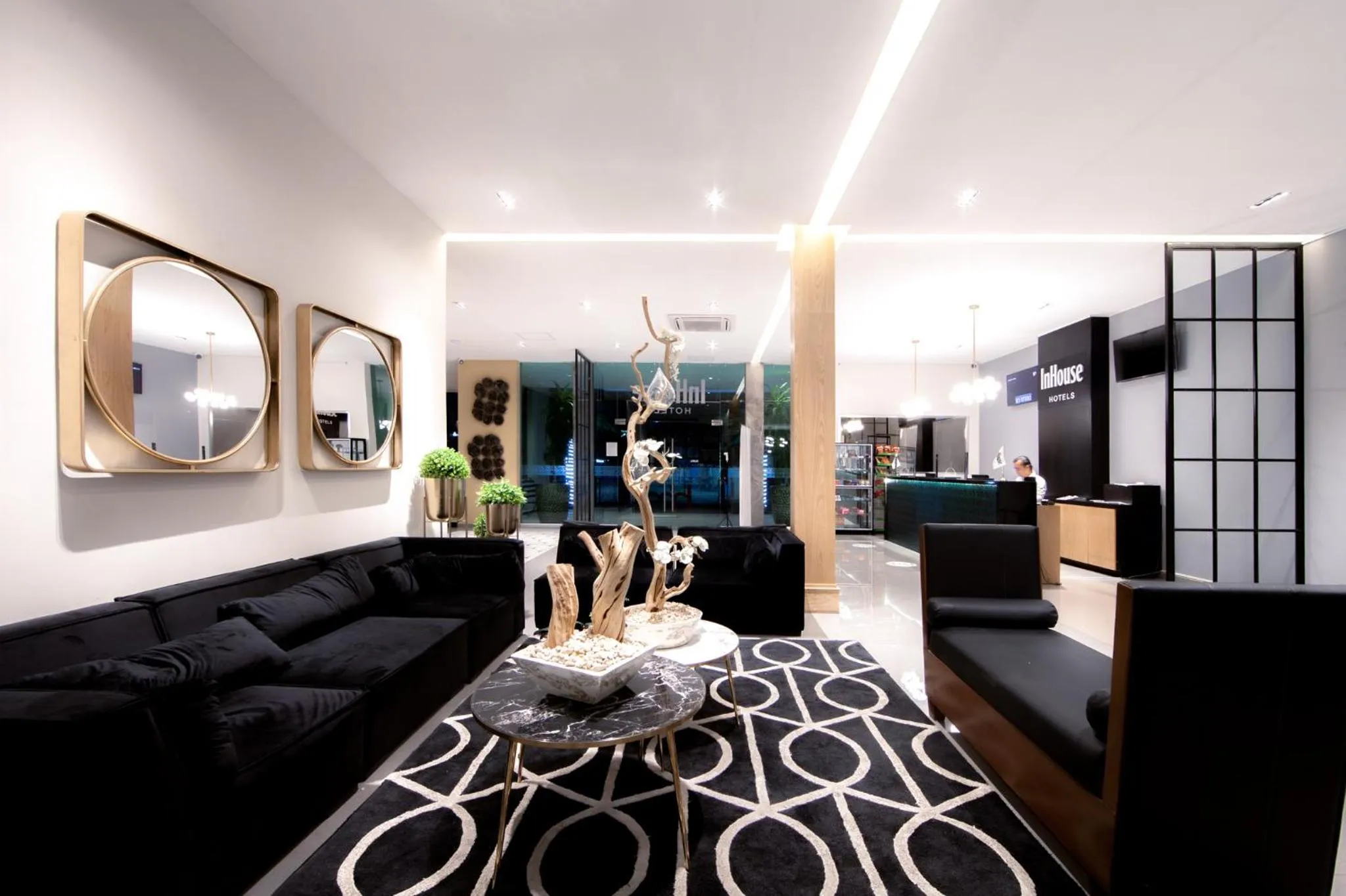Lobby or reception in InHouse Hotel Culiacán