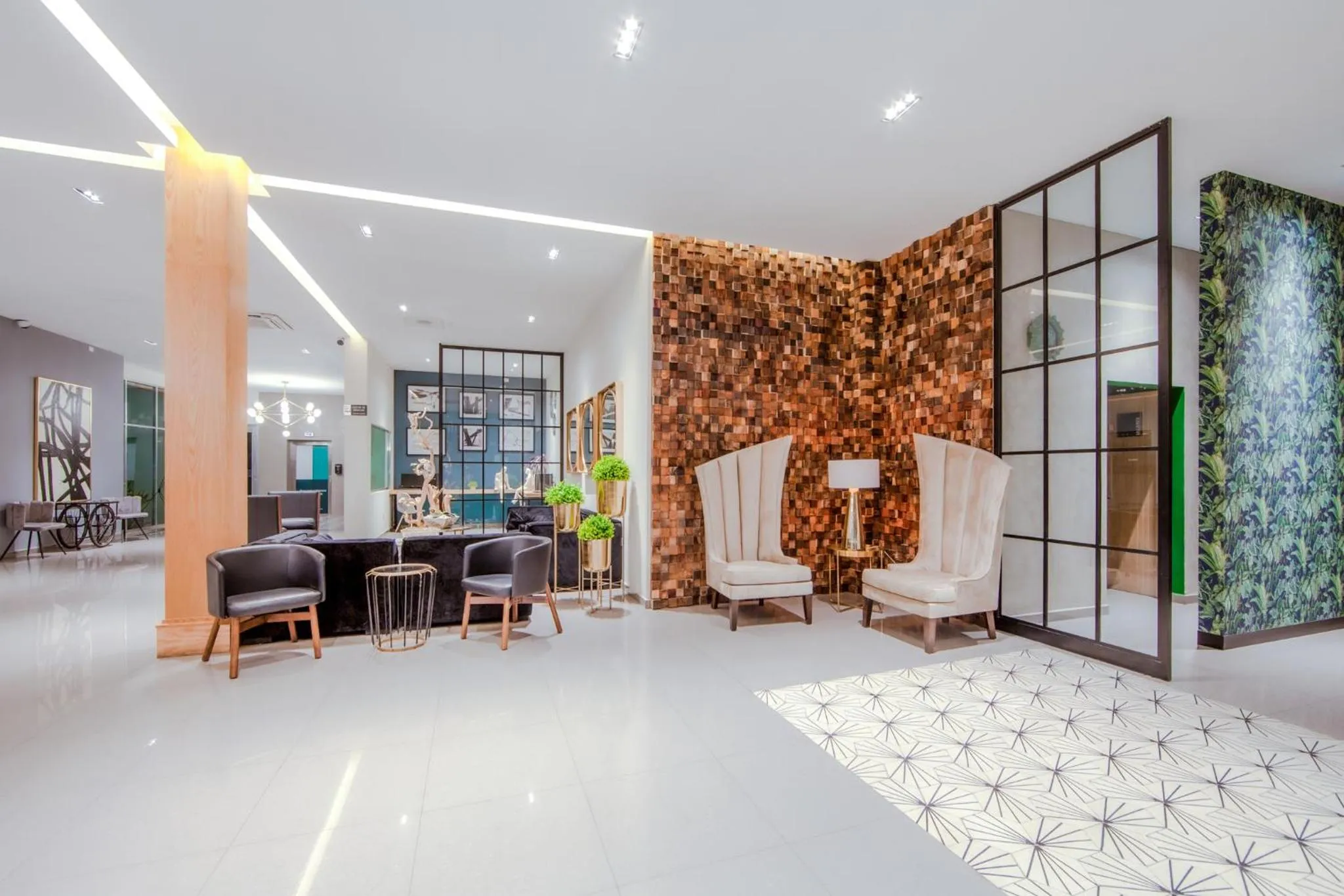 Lobby or reception in InHouse Hotel Culiacán