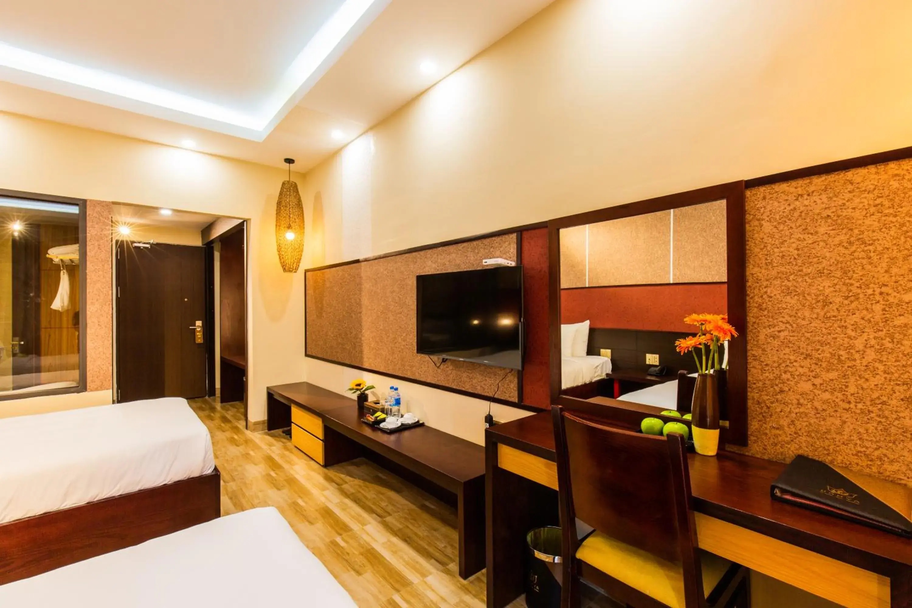 Deluxe Twin Room in Hamya Hotsprings and Resort Deluxe Twin Room in Hamya Hotsprings and Resort