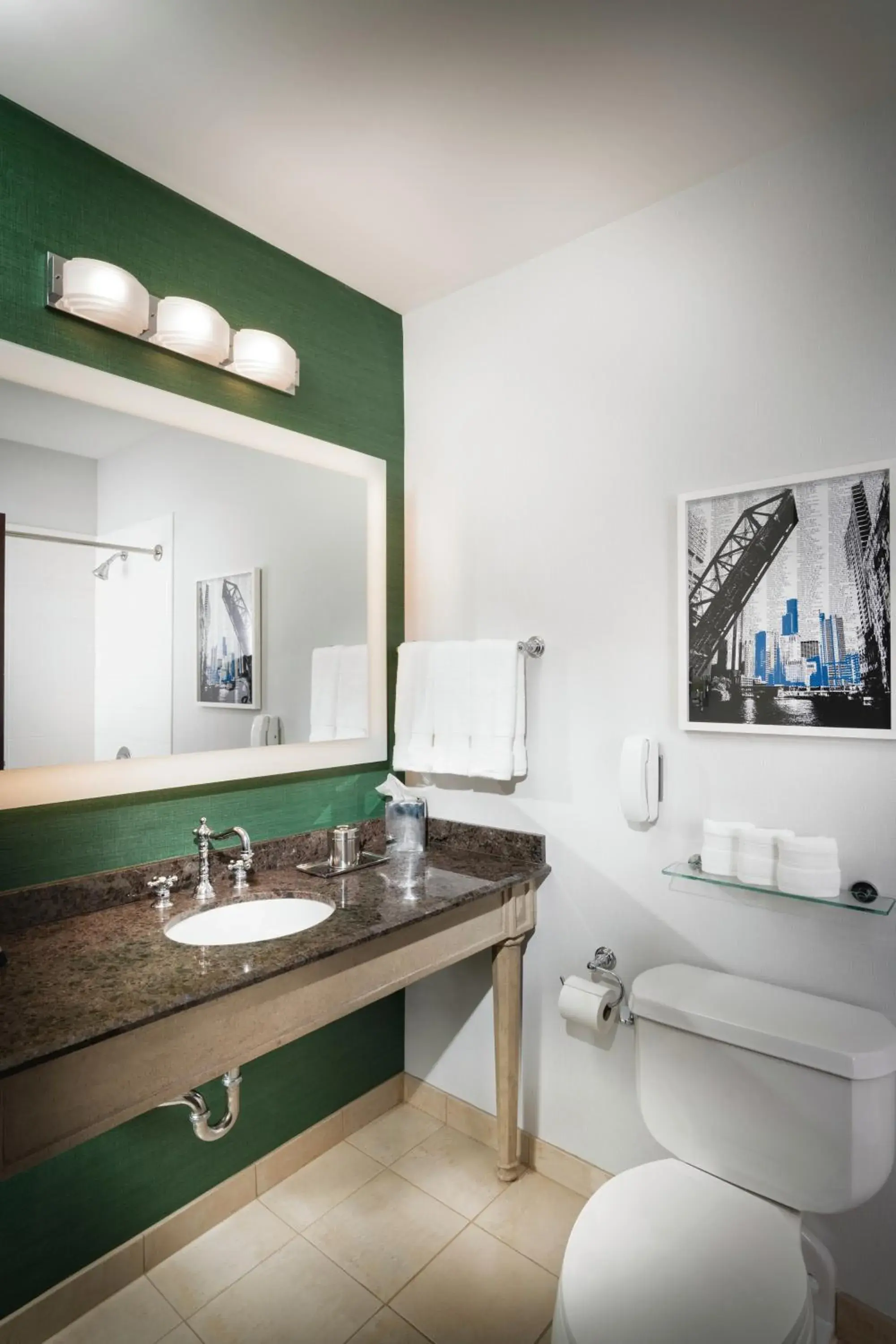 Bathroom in Staypineapple, An Iconic Hotel, The Loop Bathroom in Staypineapple, An Iconic Hotel, The Loop