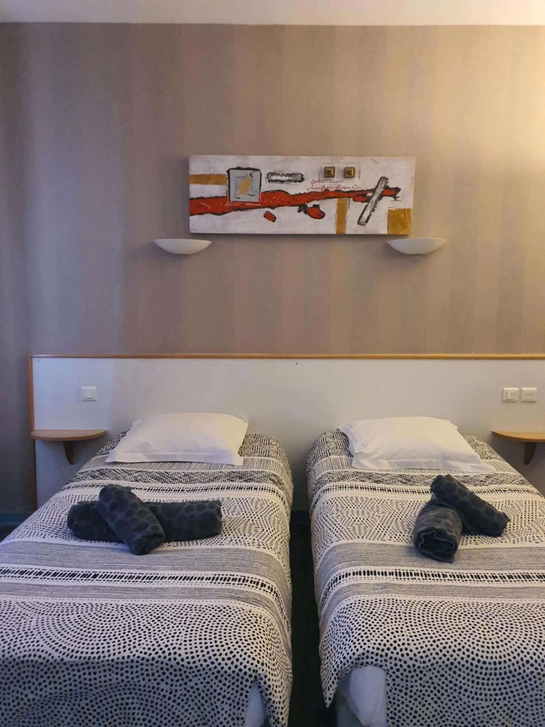 Bed in Hotel du Centre