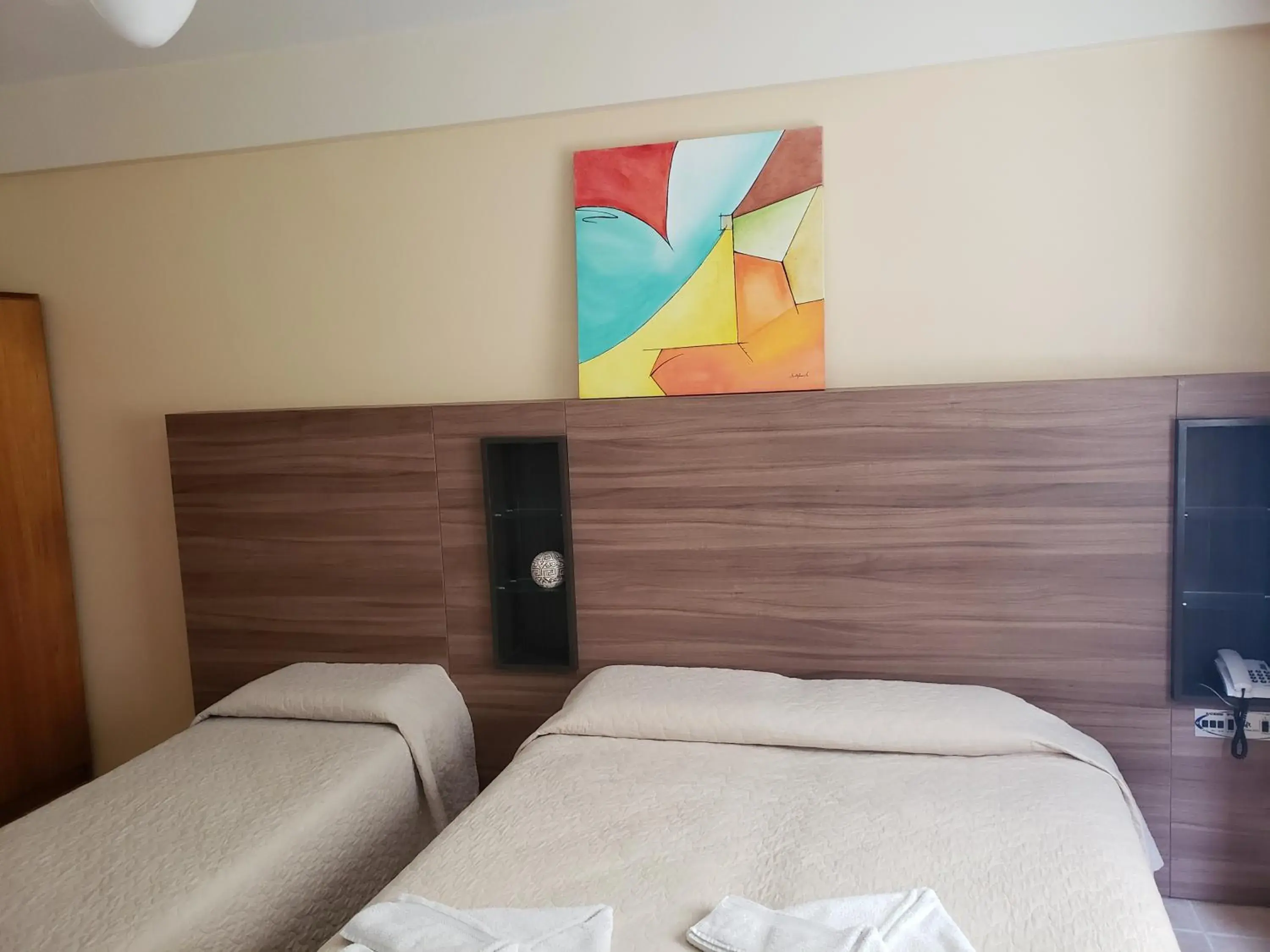 Bed in De Rose Praia Hotel Bed in De Rose Praia Hotel