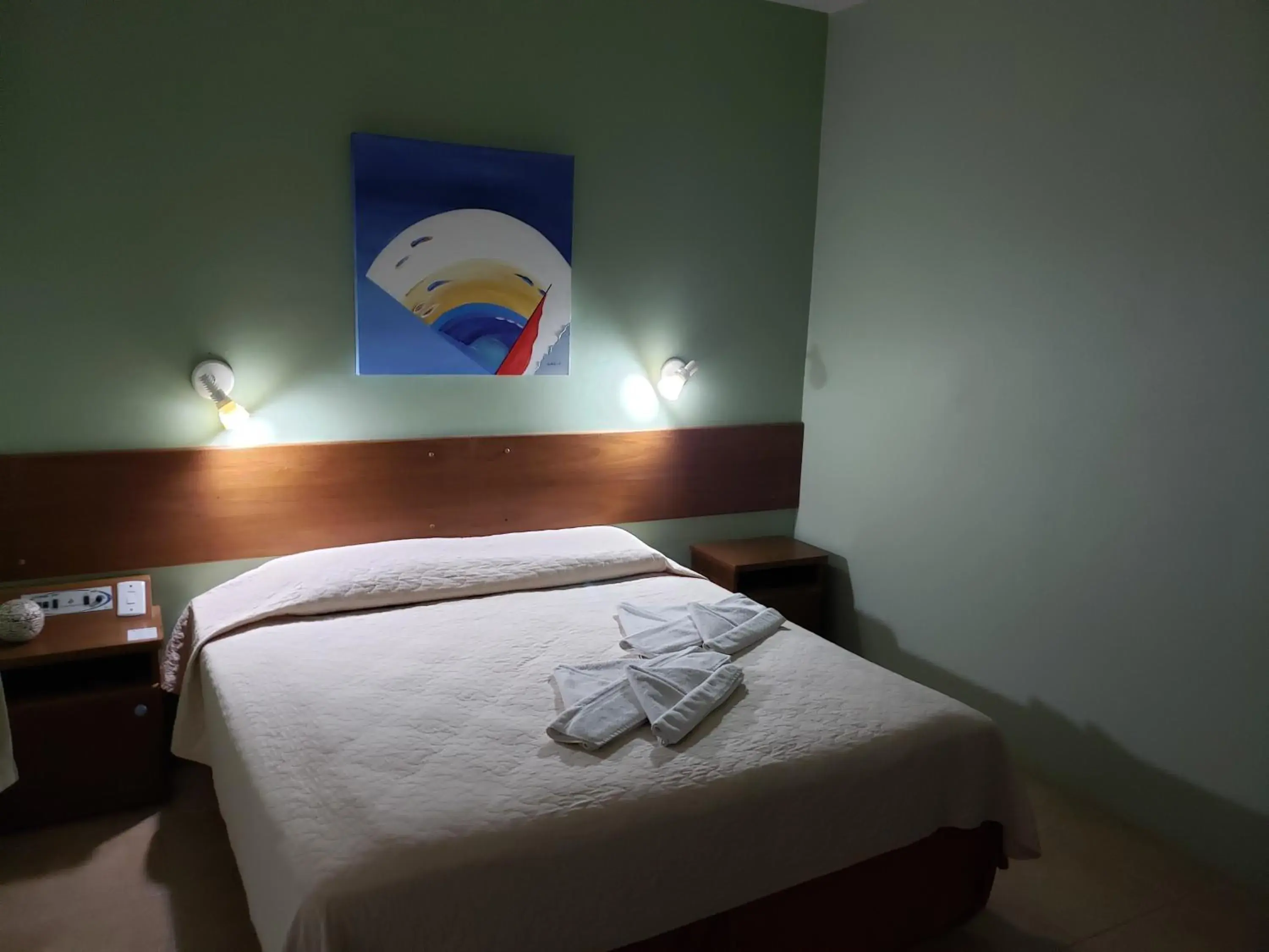 Bed in De Rose Praia Hotel Bed in De Rose Praia Hotel