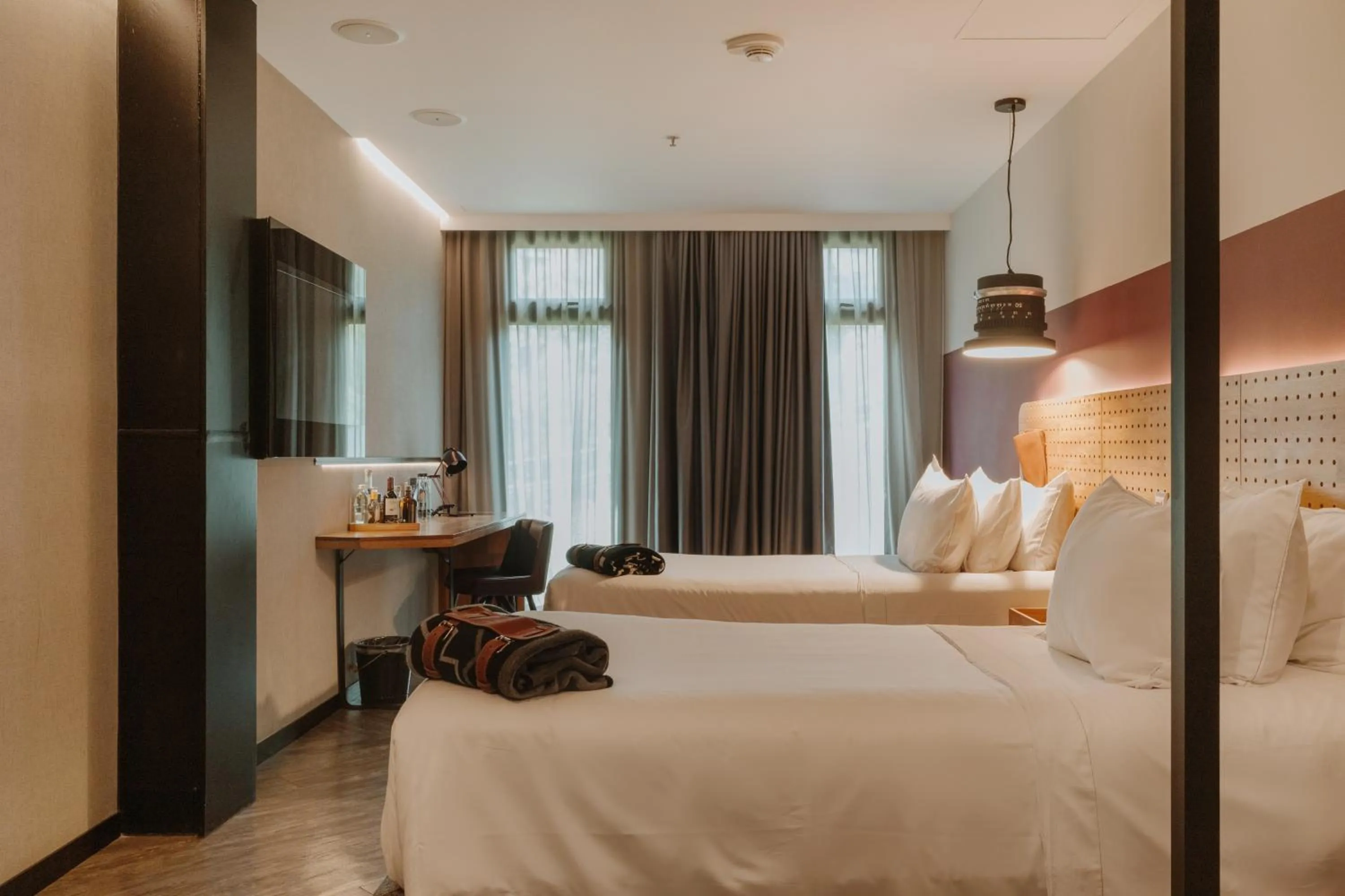 Bedroom, Bed in The Click Clack Hotel Medellín