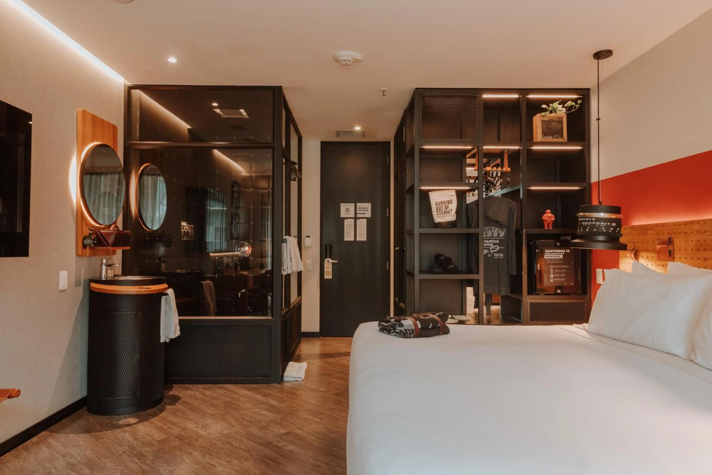 Bedroom, Bed in The Click Clack Hotel Medellín