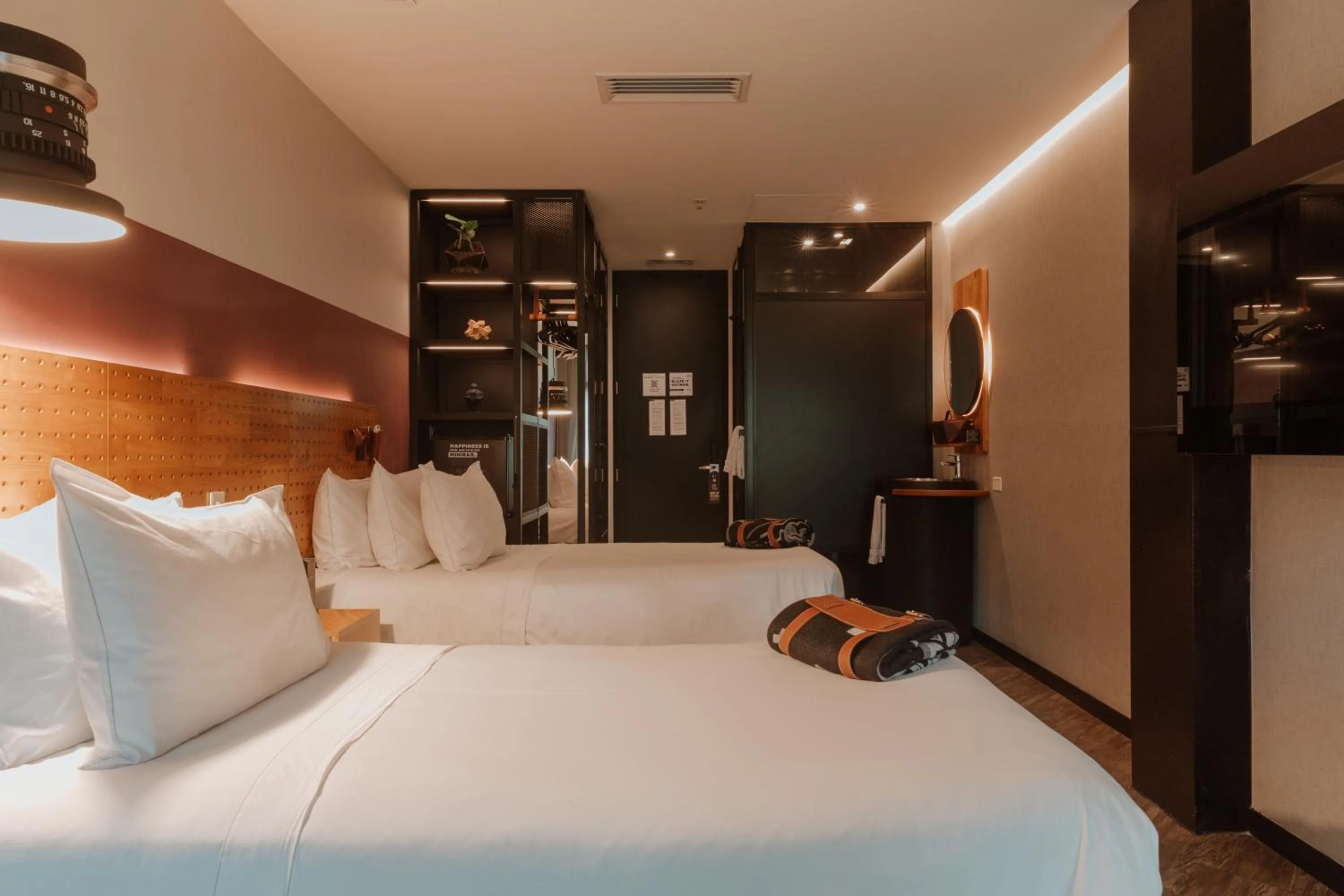 Bedroom, Bed in The Click Clack Hotel Medellín