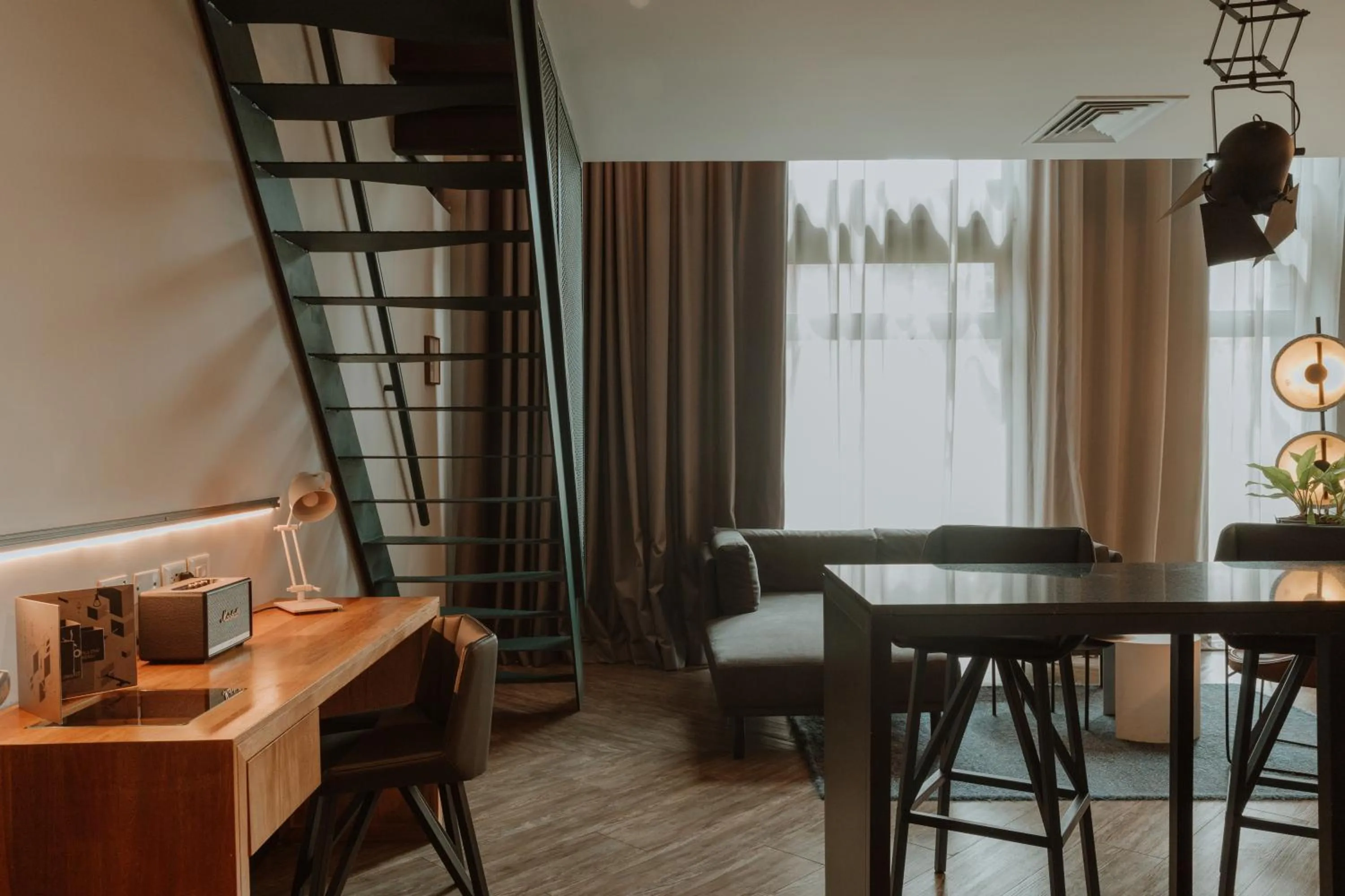 Living room in The Click Clack Hotel Medellín