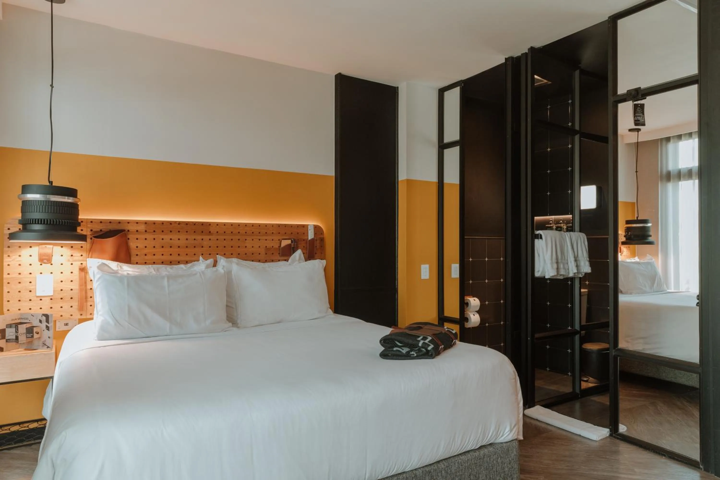 Bedroom, Bed in The Click Clack Hotel Medellín