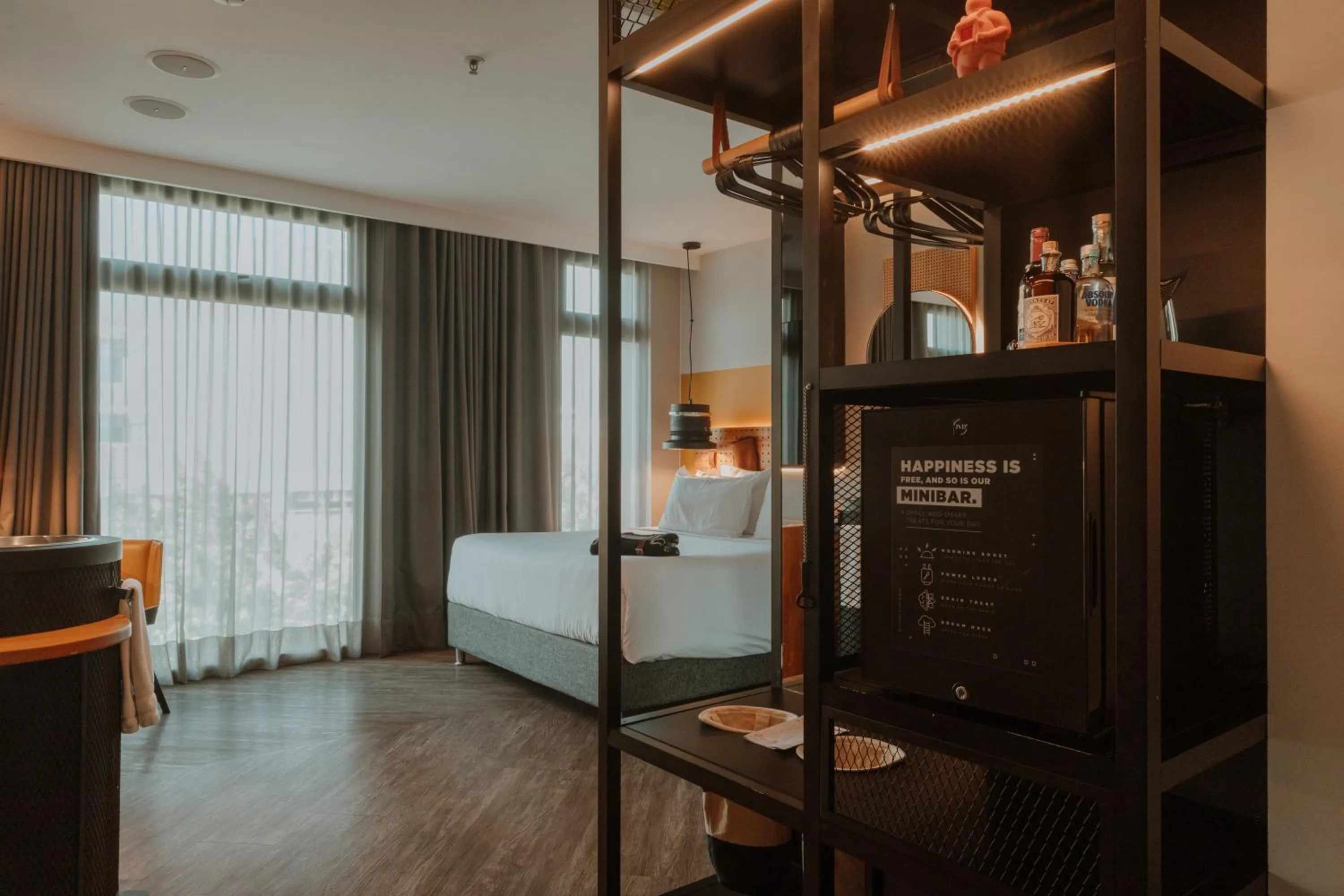 Bedroom, Bed in The Click Clack Hotel Medellín