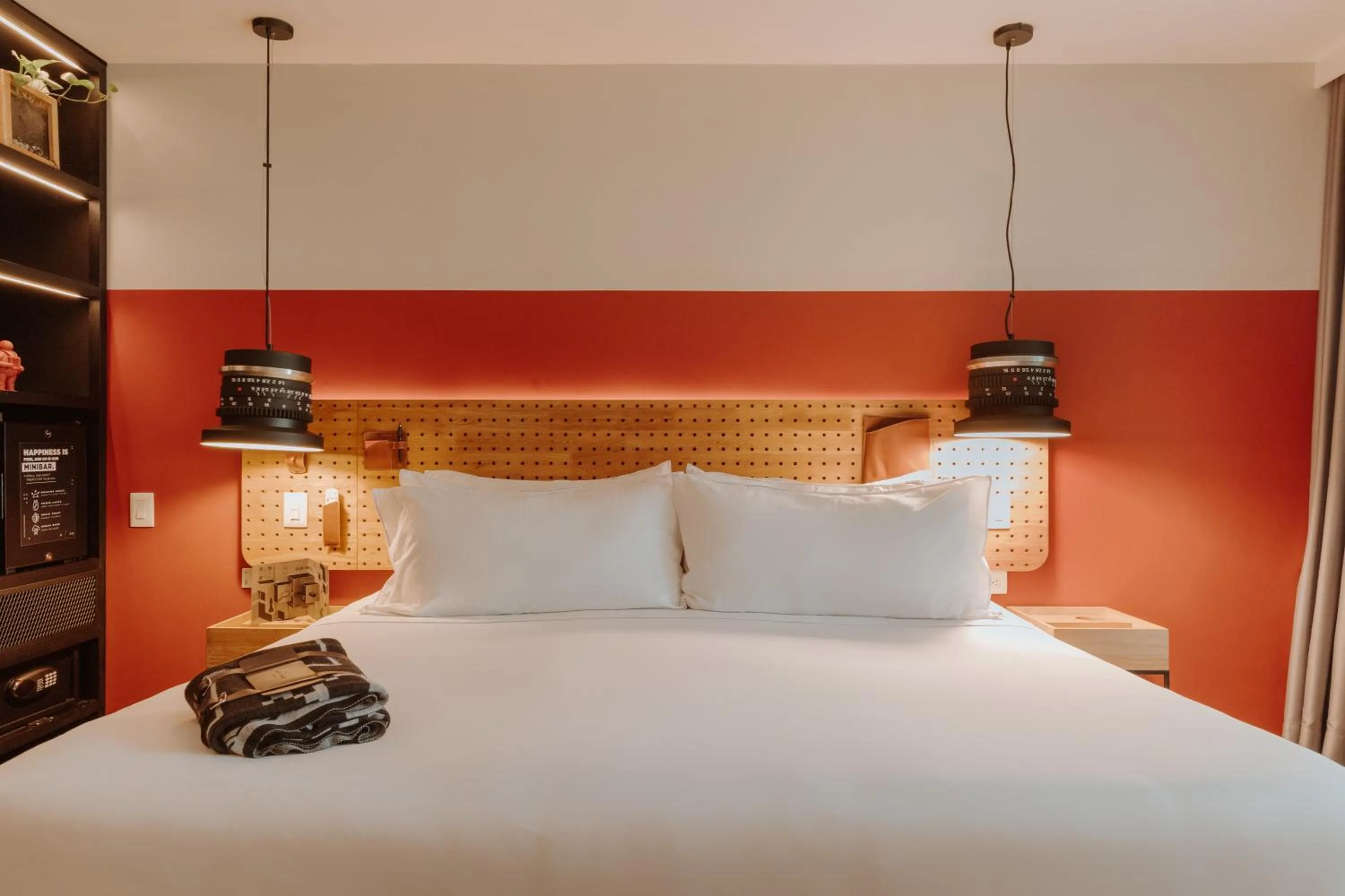 Bedroom, Bed in The Click Clack Hotel Medellín