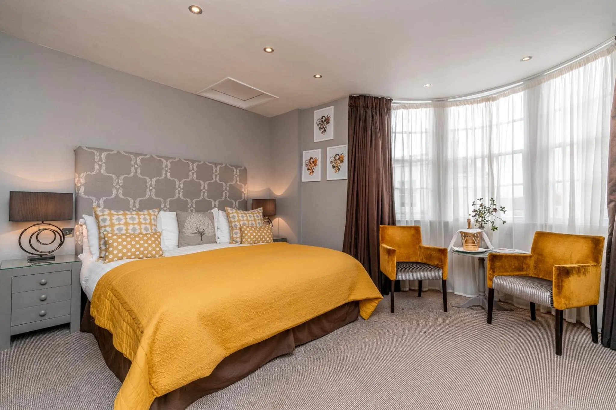 Bedroom, Bed in Blanch House