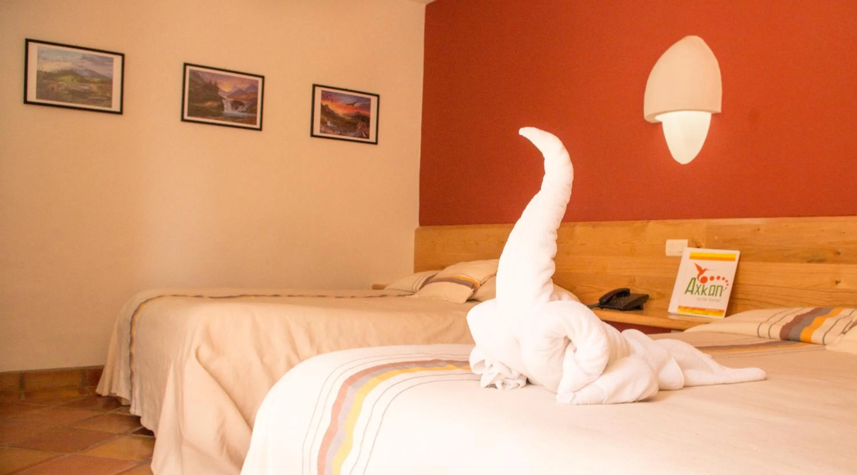 Bedroom, Bed in Axkan Arte Hotel