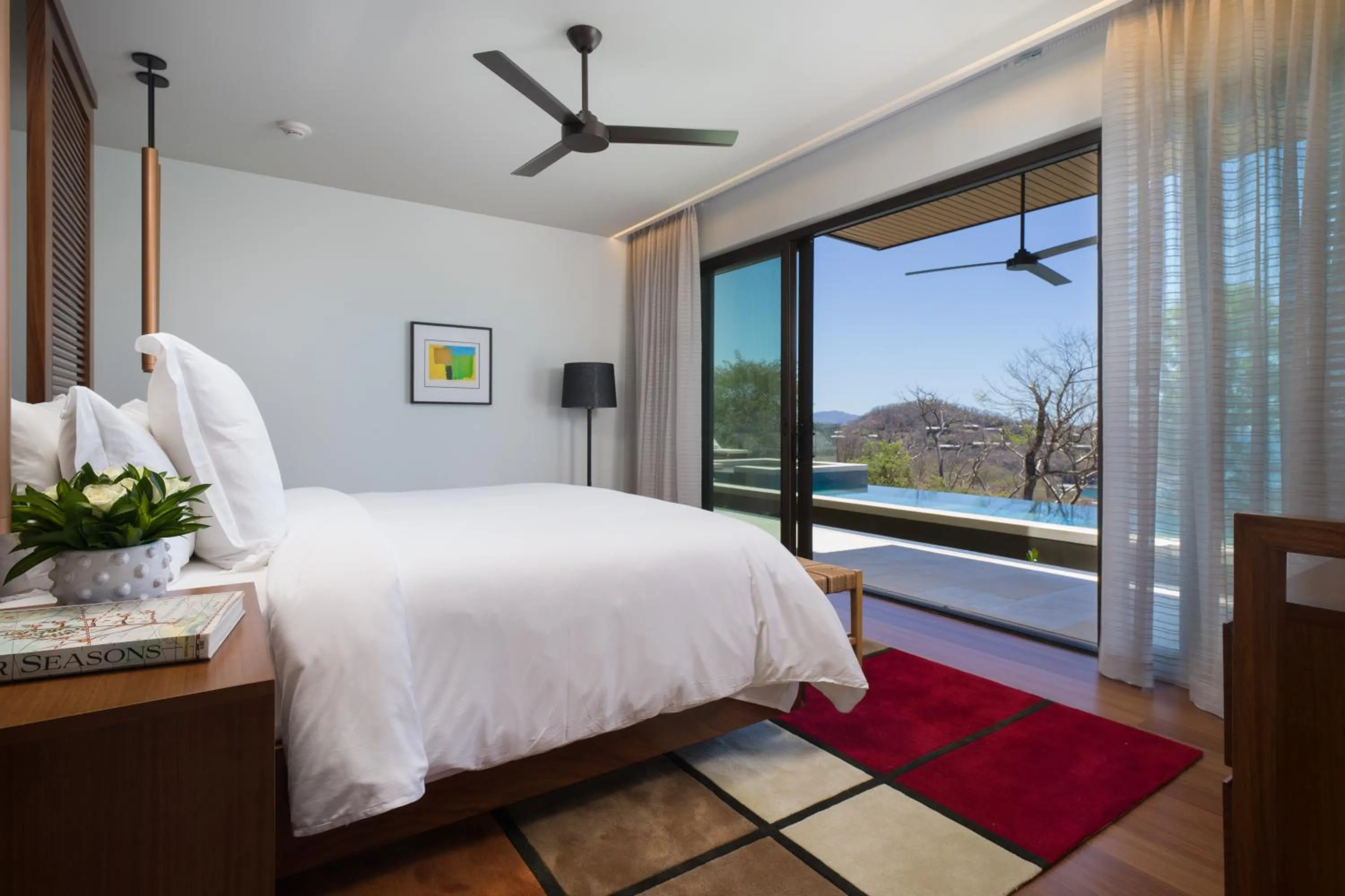 Bed in Four Seasons Resort Peninsula Papagayo, Costa Rica