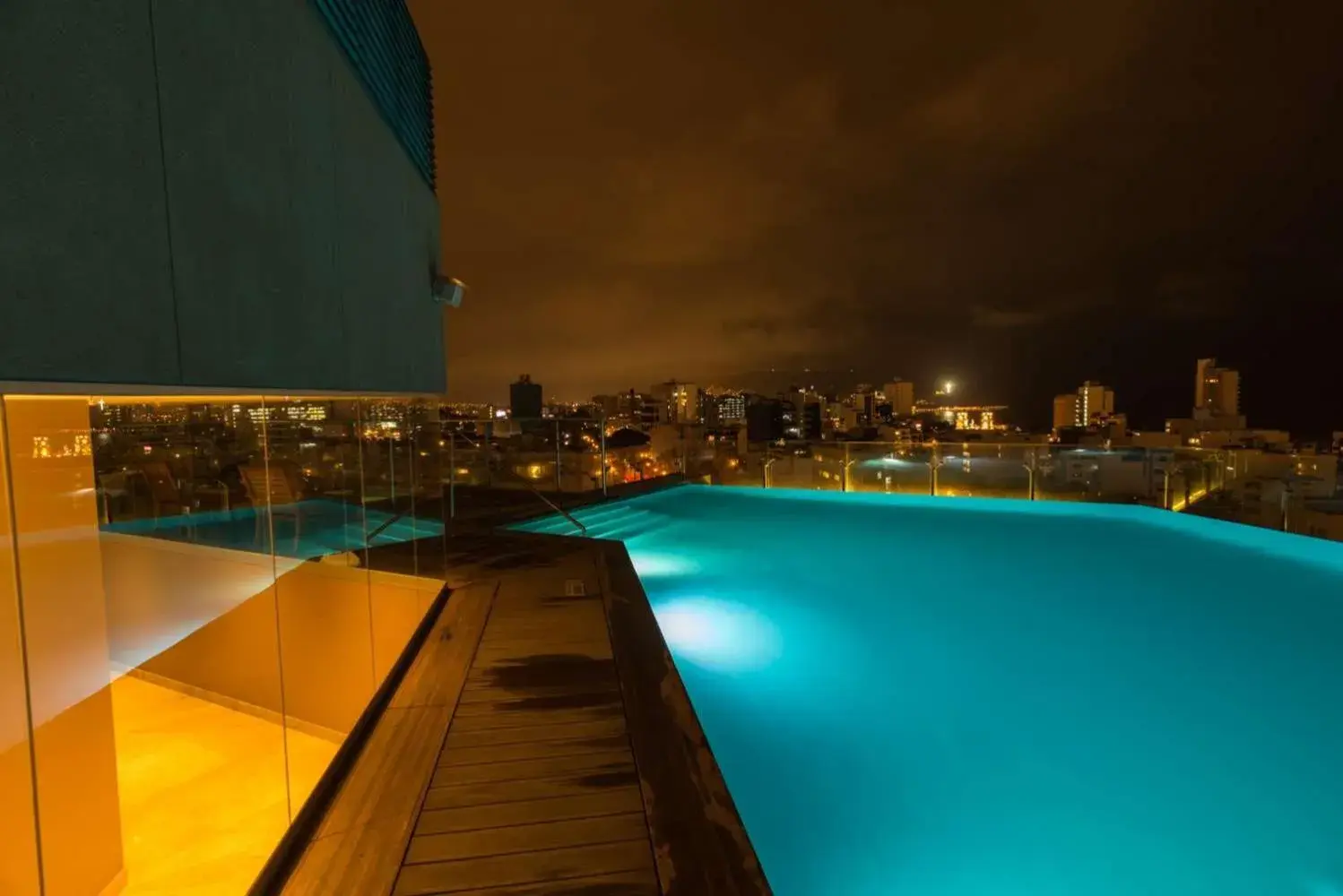 Pool view in Hilton Lima Miraflores Pool view in Hilton Lima Miraflores