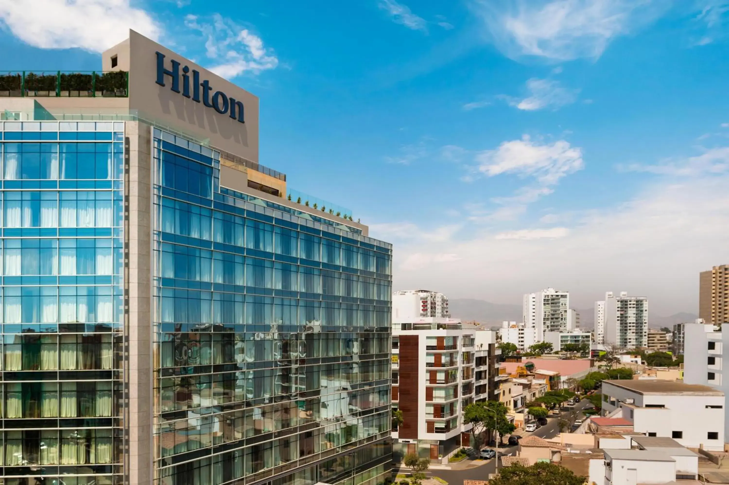 Property building in Hilton Lima Miraflores Property building in Hilton Lima Miraflores