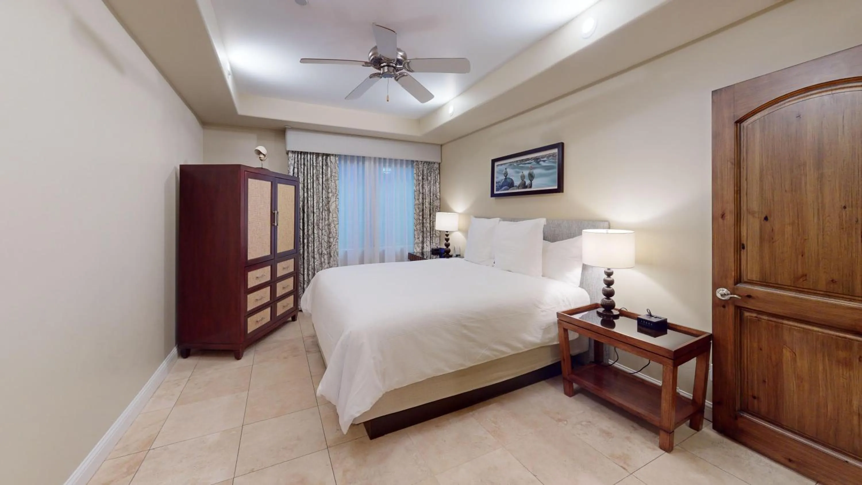 Bed in Dolphin Bay Resort and Spa