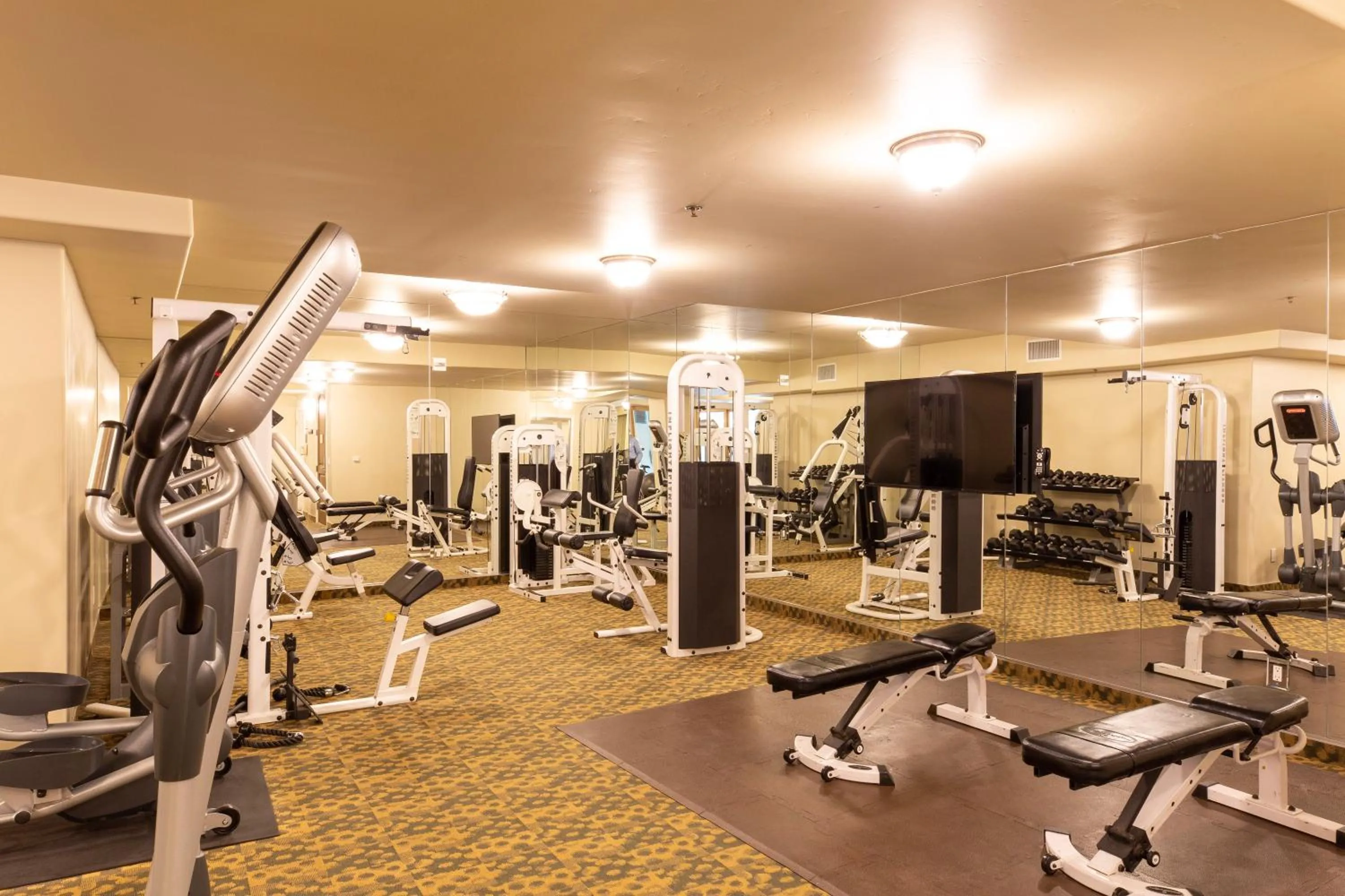 Fitness centre/facilities in Dolphin Bay Resort and Spa